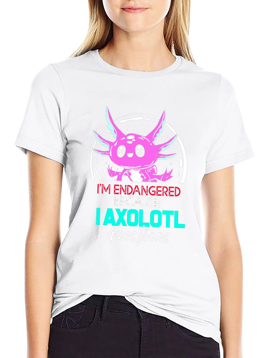Endangered Axolotl Graphic T-Shirt