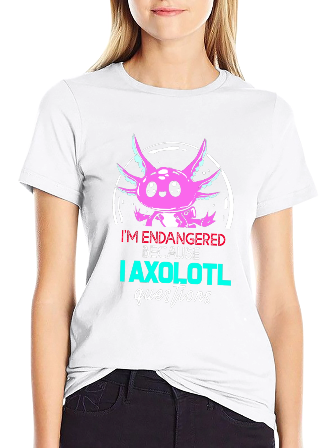 Endangered Axolotl Graphic T-Shirt