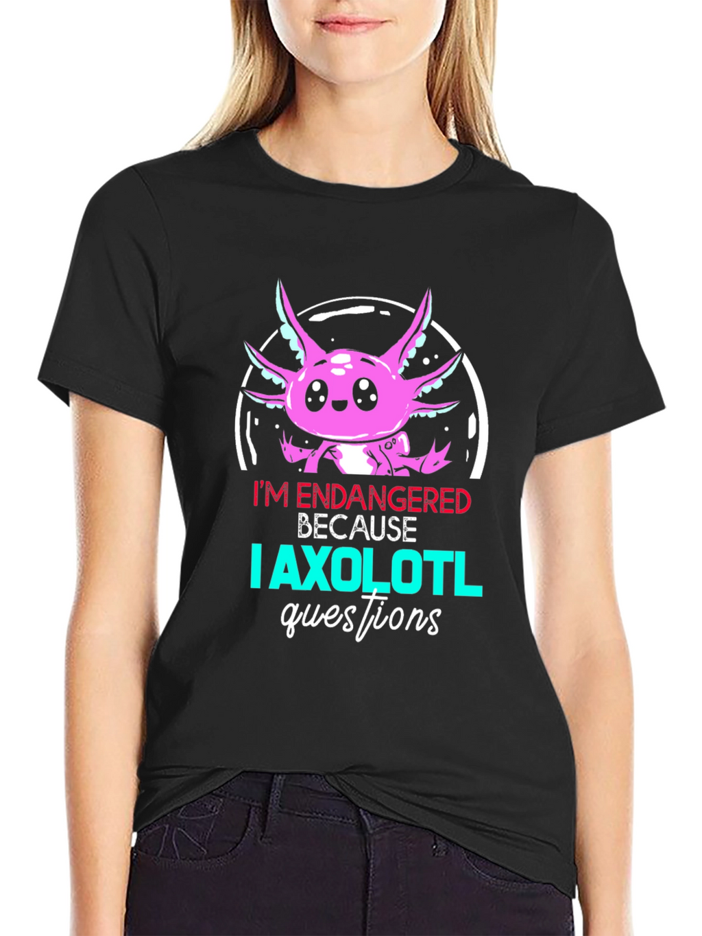 Endangered Axolotl Graphic T-Shirt