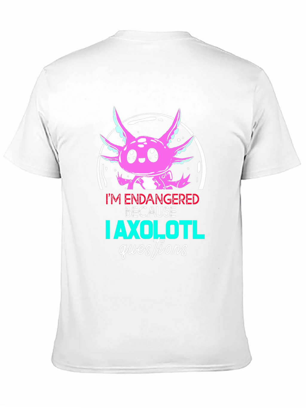 Endangered Axolotl Graphic T-Shirt
