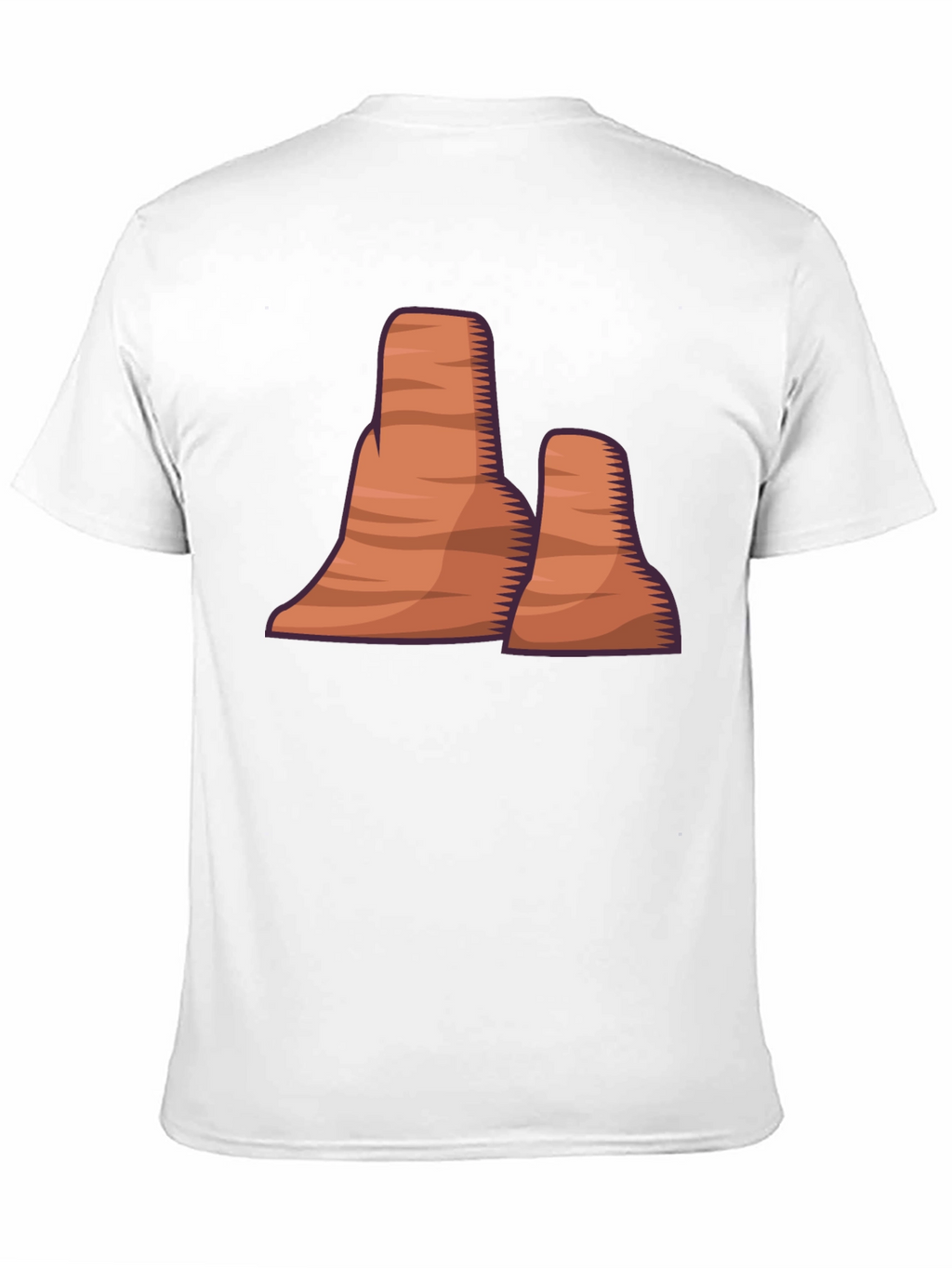 Desert Mountain Graphic Tee - Stylish Black T-Shirt