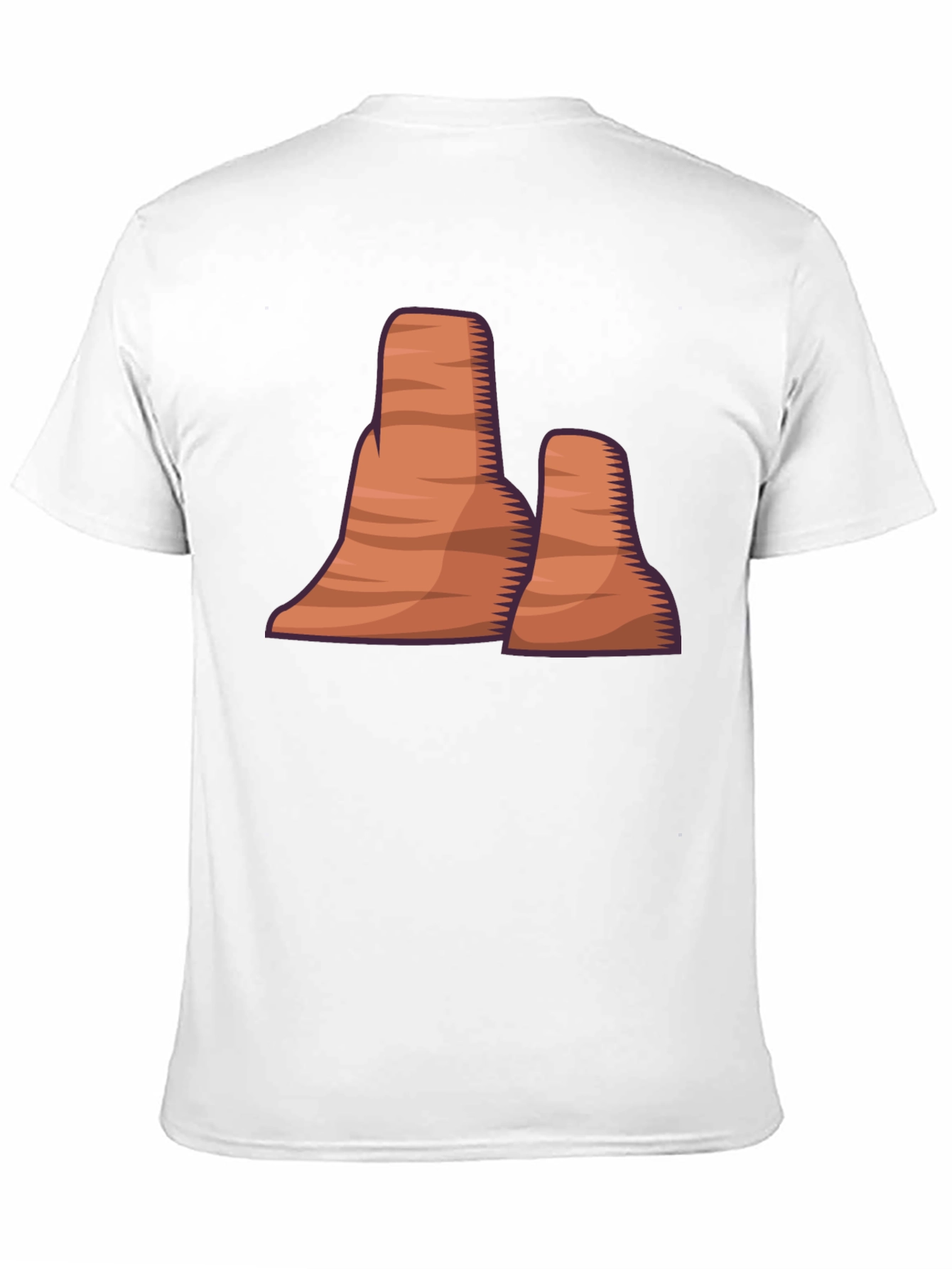 Desert Mountain Graphic Tee - Stylish Black T-Shirt