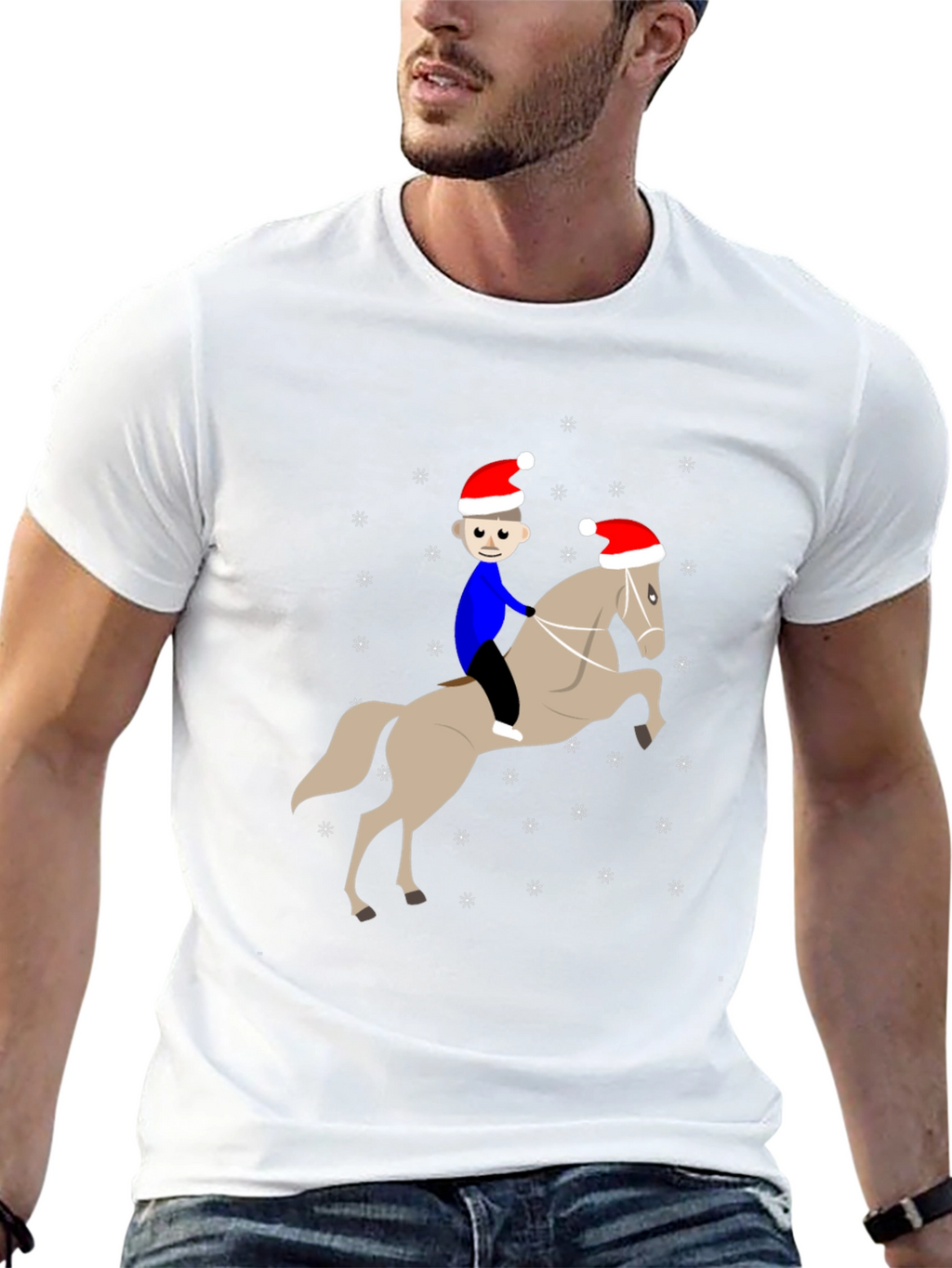 Festive Horse Rider T-Shirt