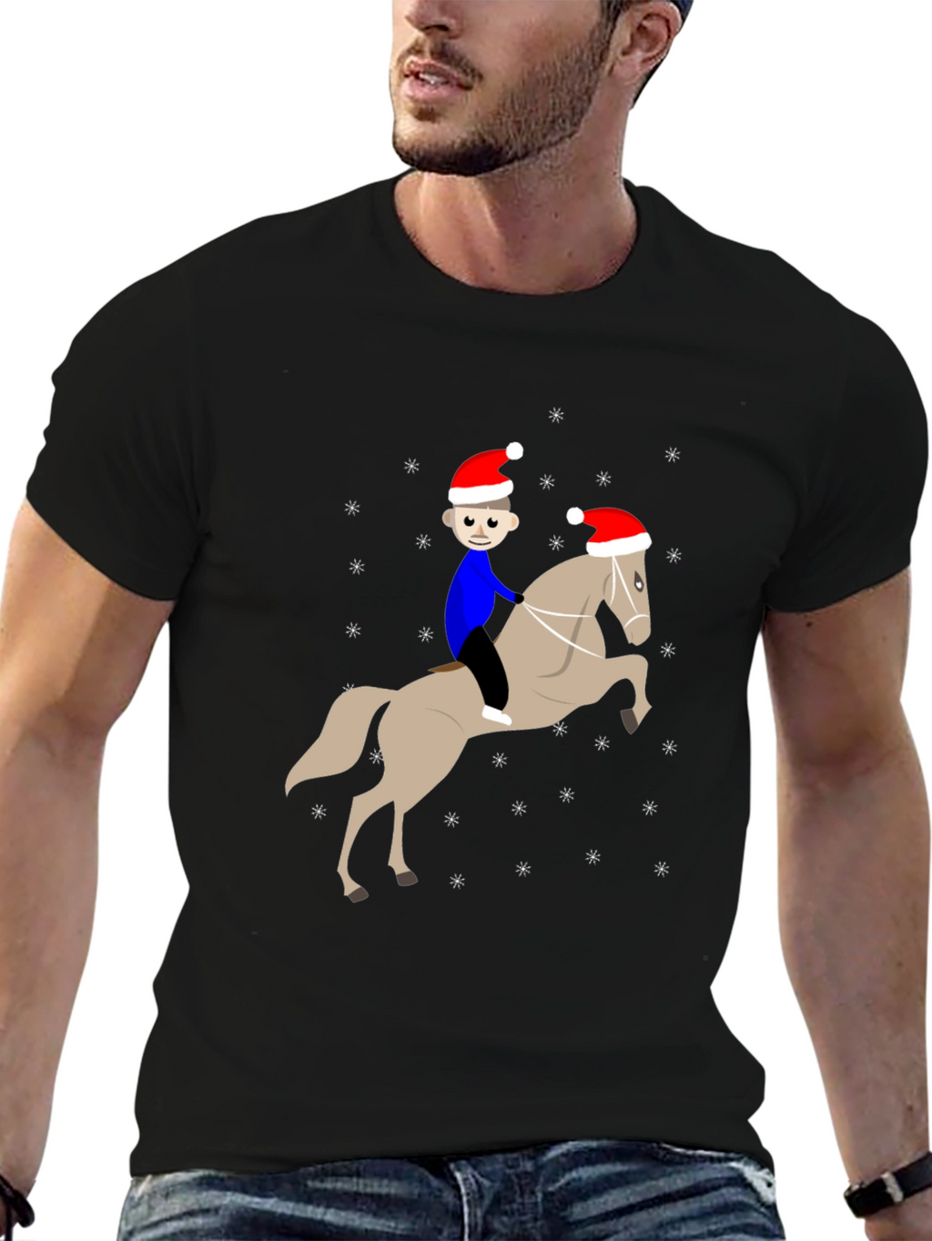 Festive Horse Rider T-Shirt