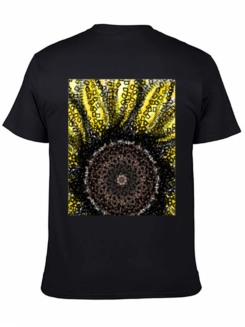 Abstract Geometric Circle Design T-Shirt