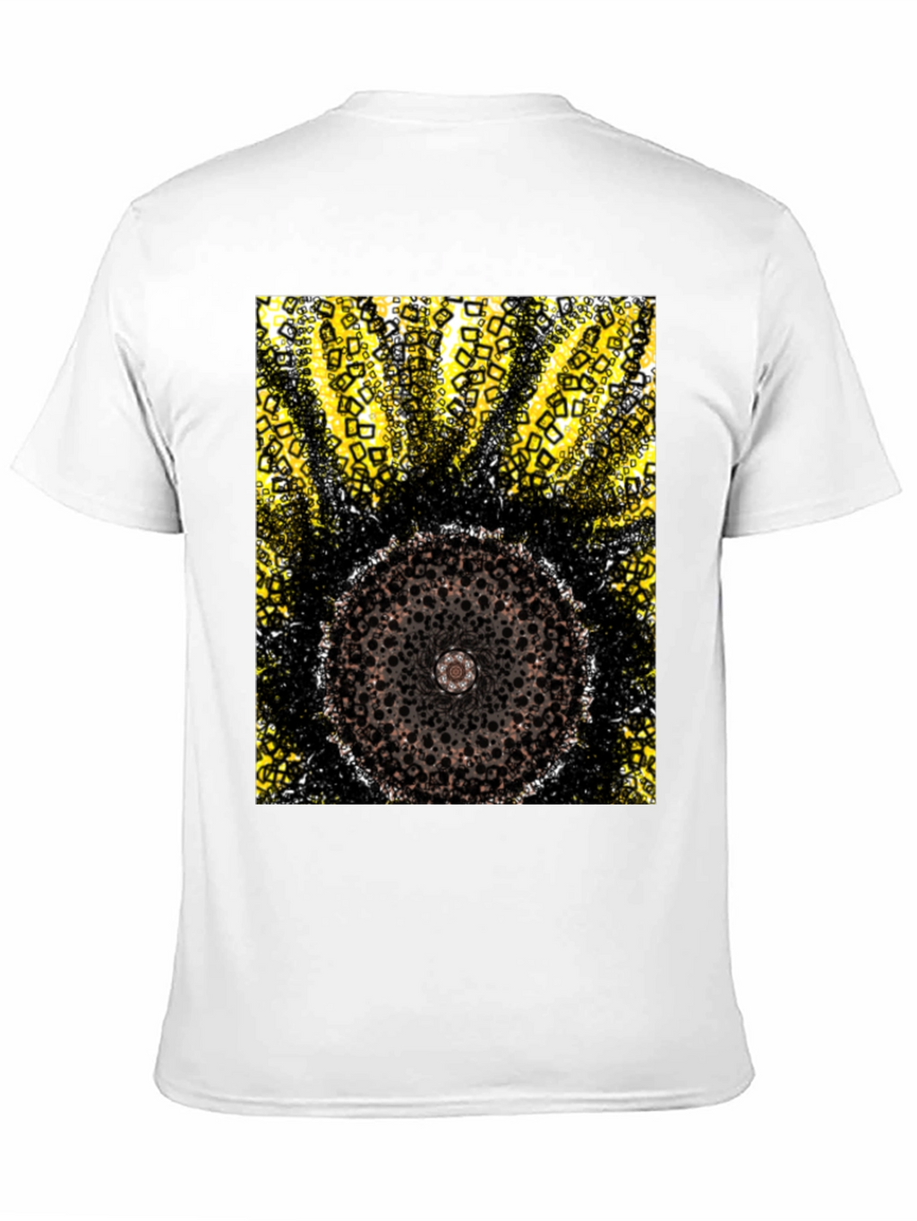 Abstract Geometric Circle Design T-Shirt