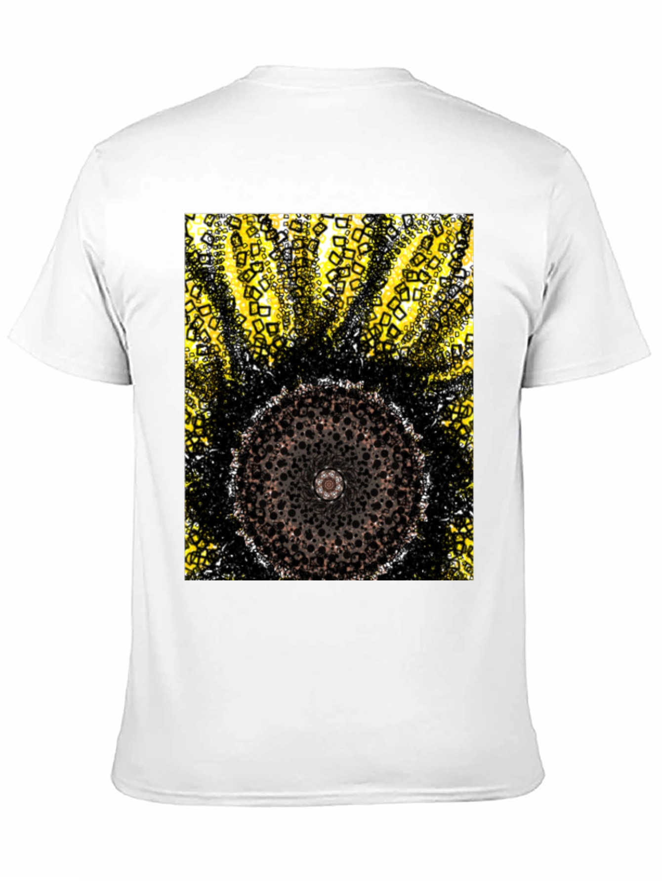 Abstract Geometric Circle Design T-Shirt