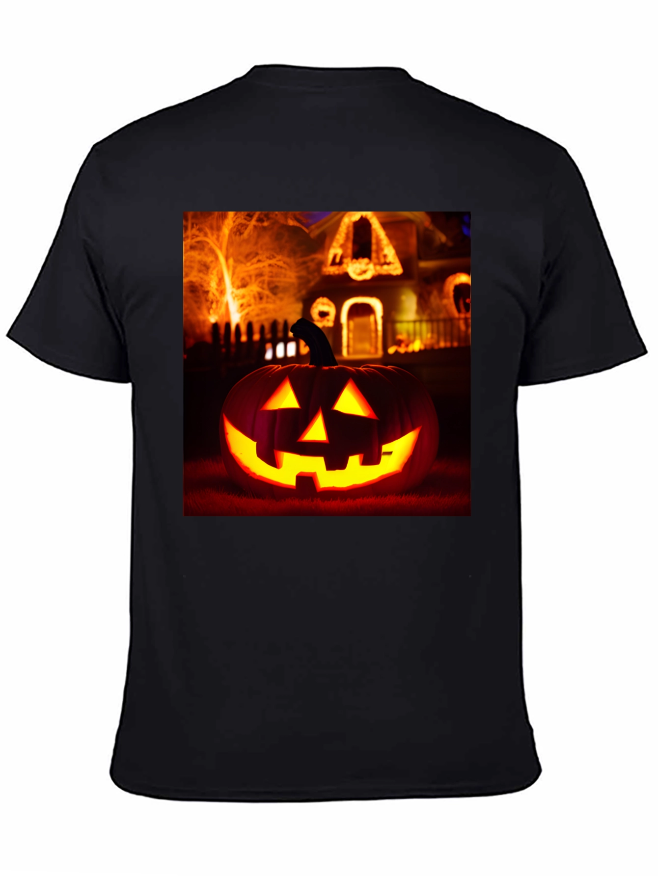 Halloween Pumpkin Graphic T-Shirt