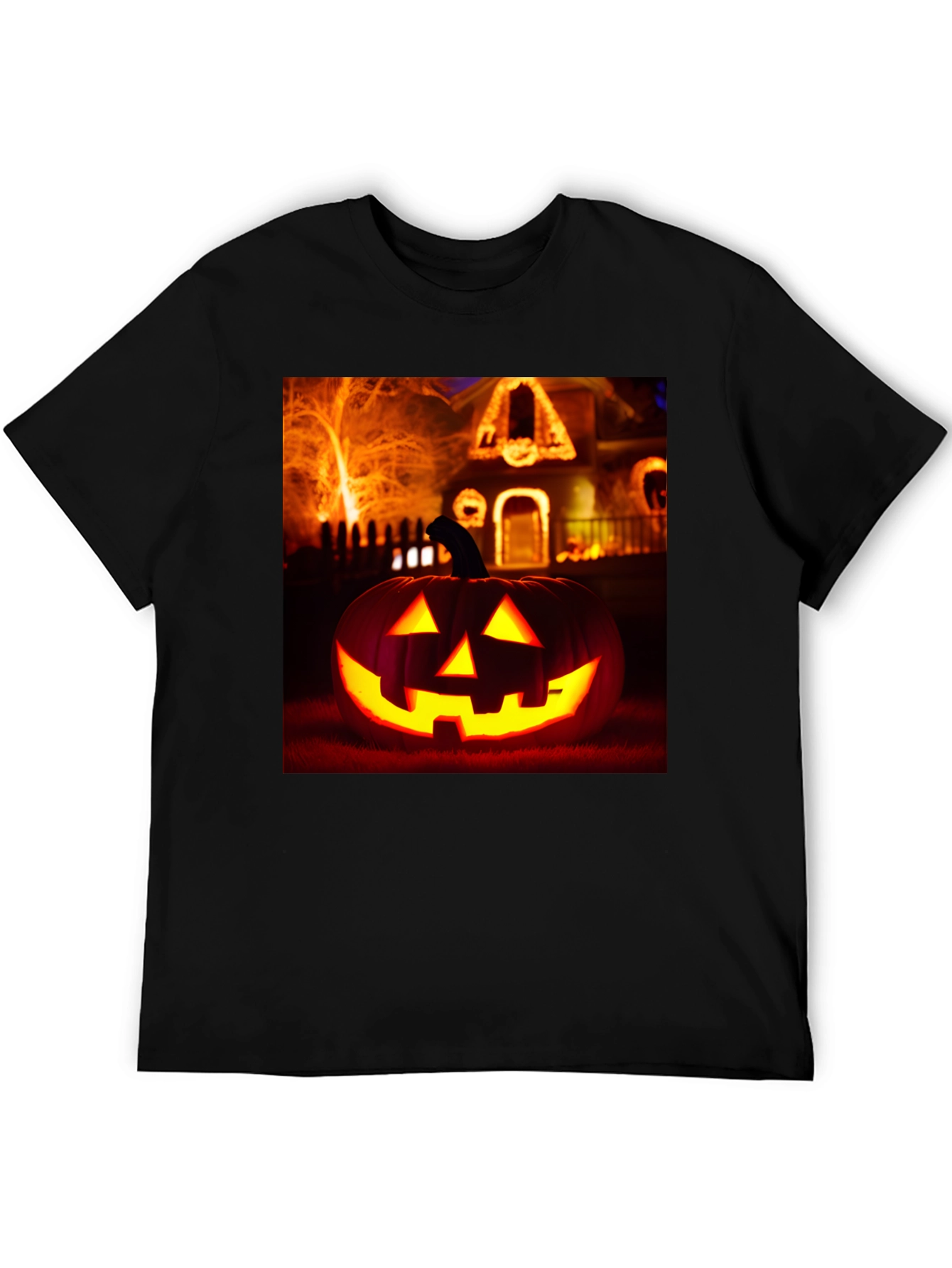 Halloween Pumpkin Graphic T-Shirt