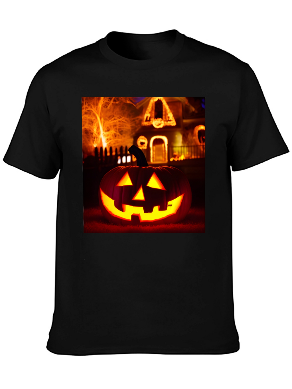 Halloween Pumpkin Graphic T-Shirt