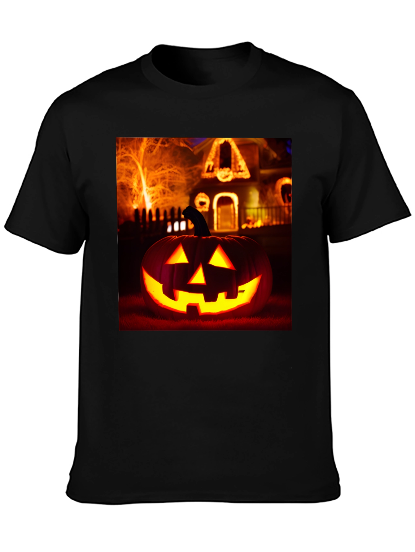 Halloween Pumpkin Graphic T-Shirt
