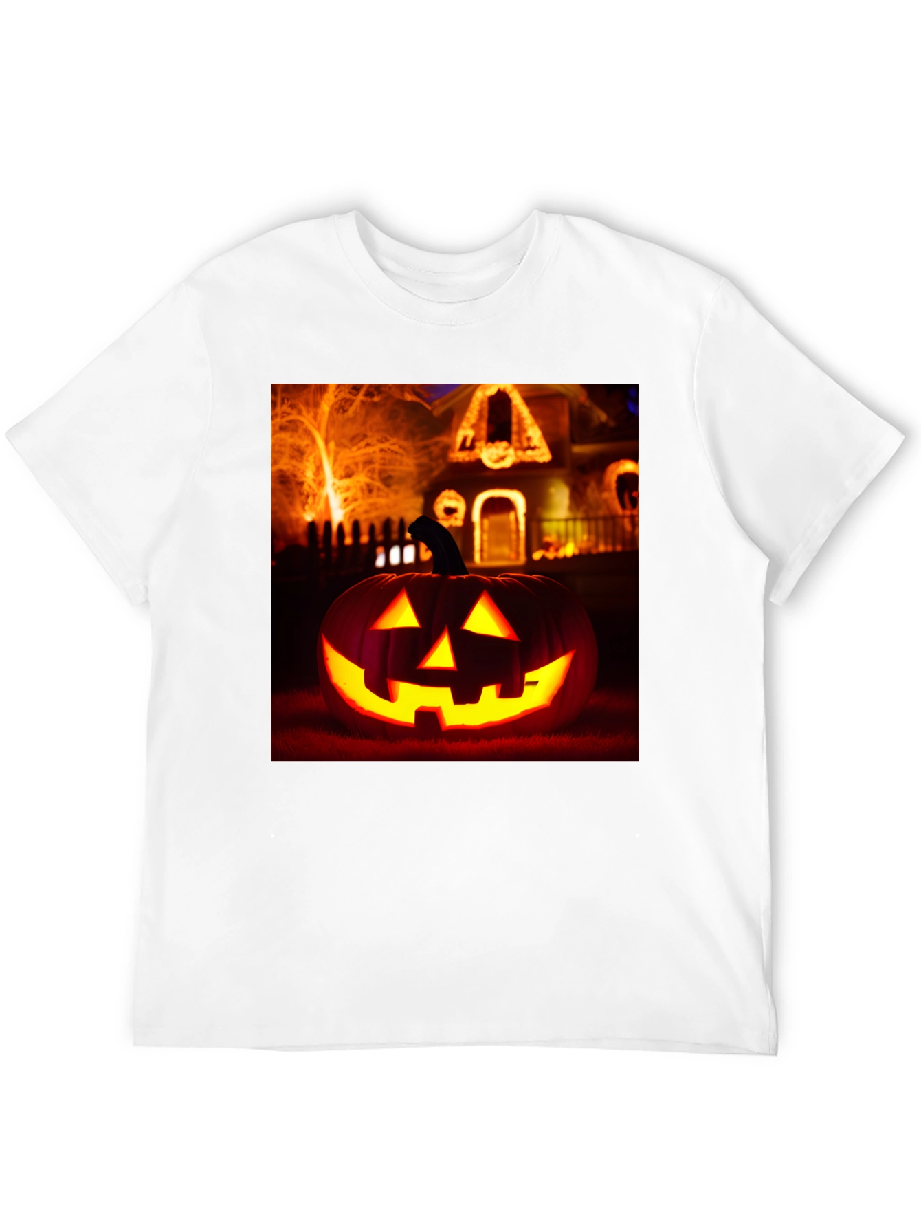 Halloween Pumpkin Graphic T-Shirt