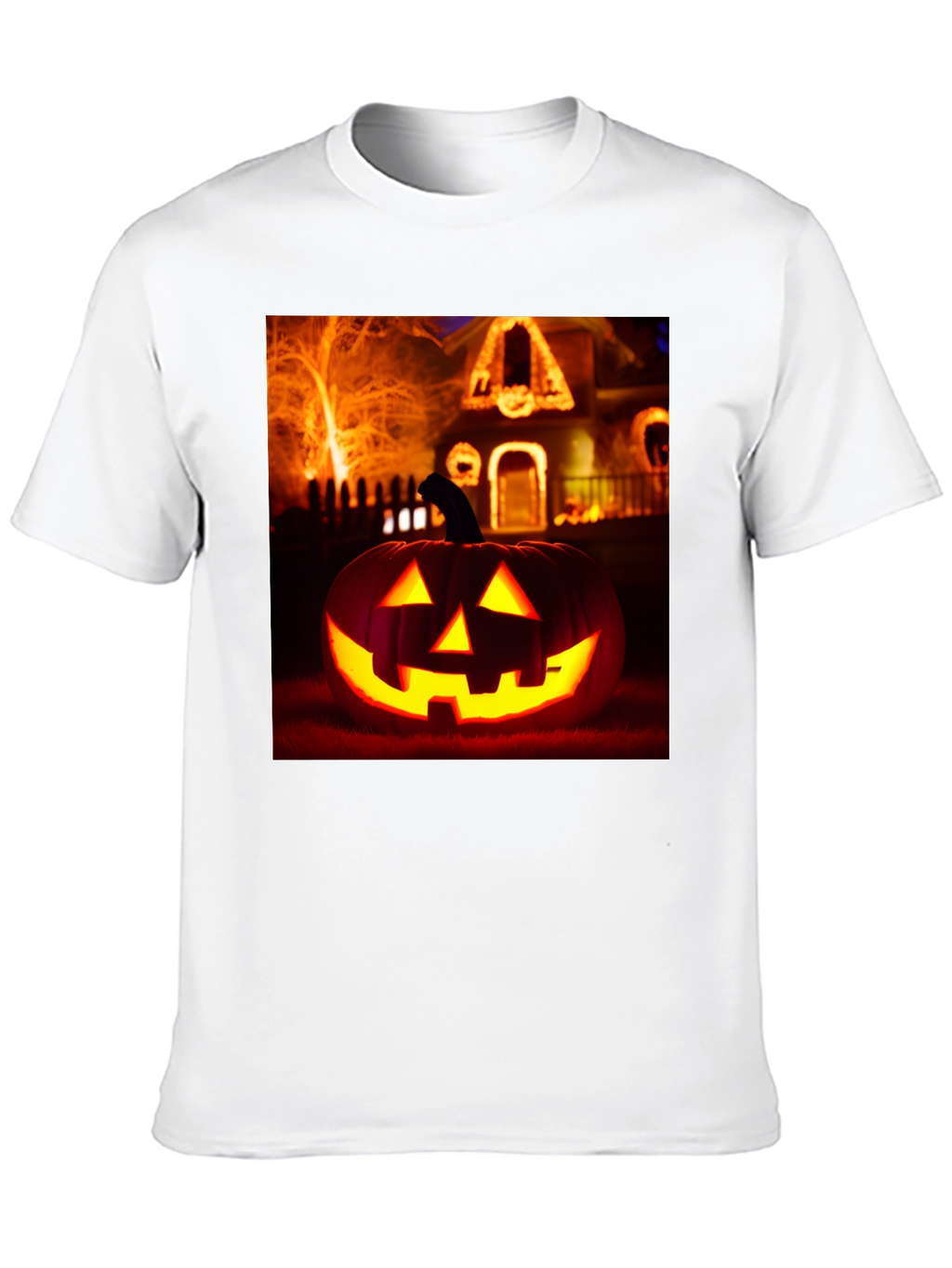 Halloween Pumpkin Graphic T-Shirt