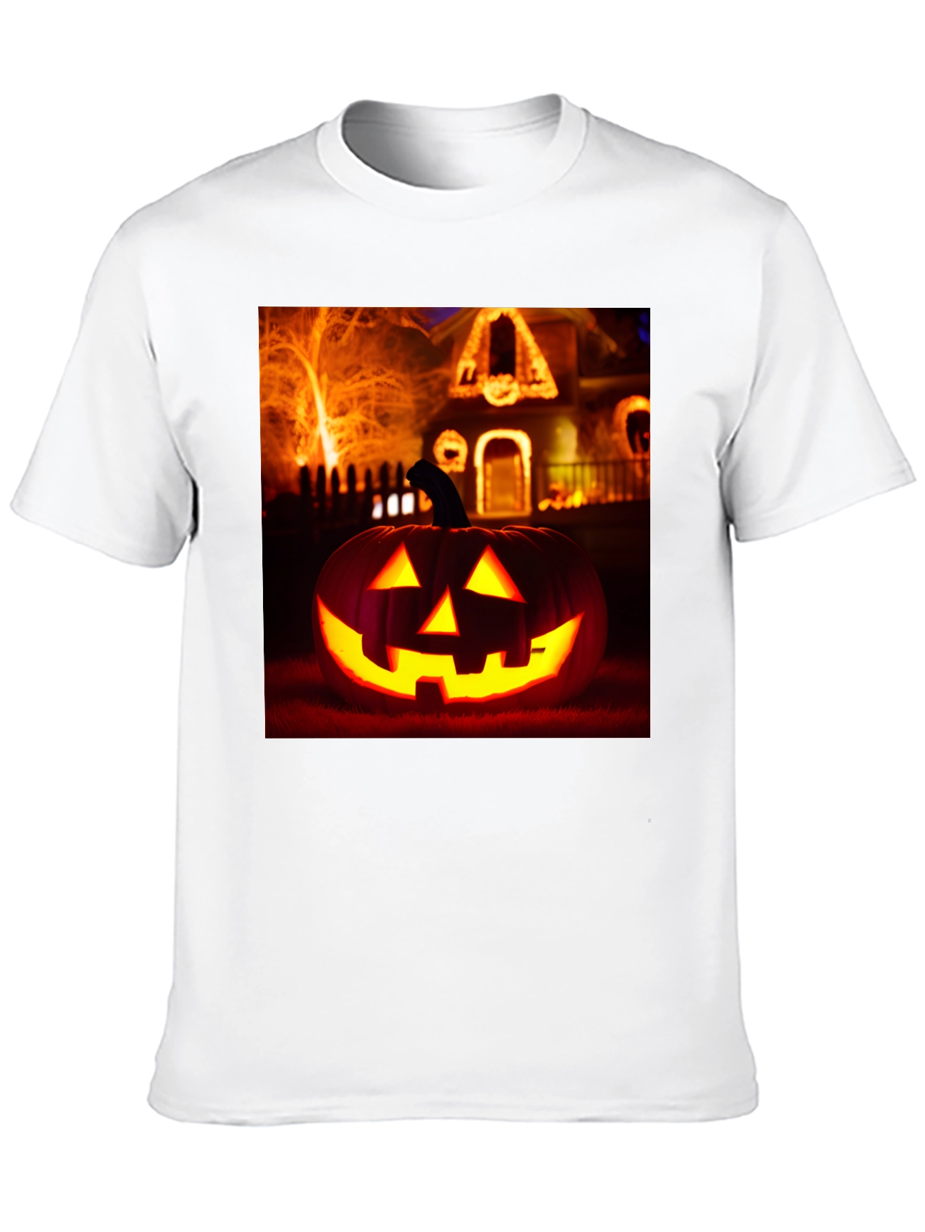 Halloween Pumpkin Graphic T-Shirt