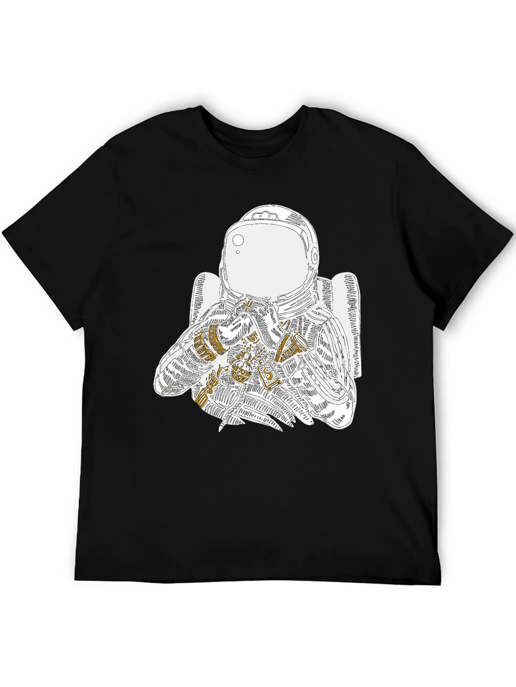 Astronaut Graphic Tee - Cool Space Design