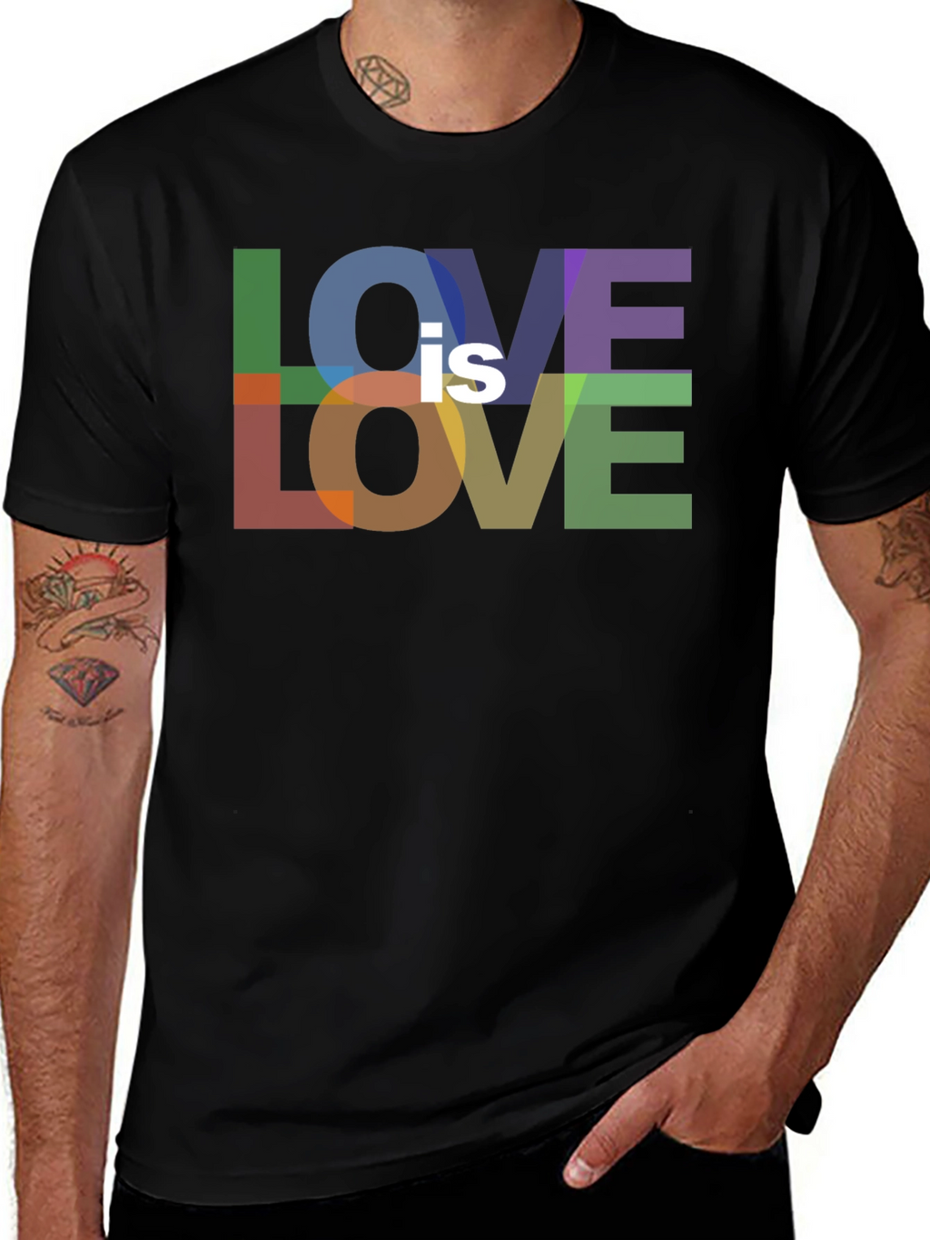 Love is Love Pride T-Shirt - Black