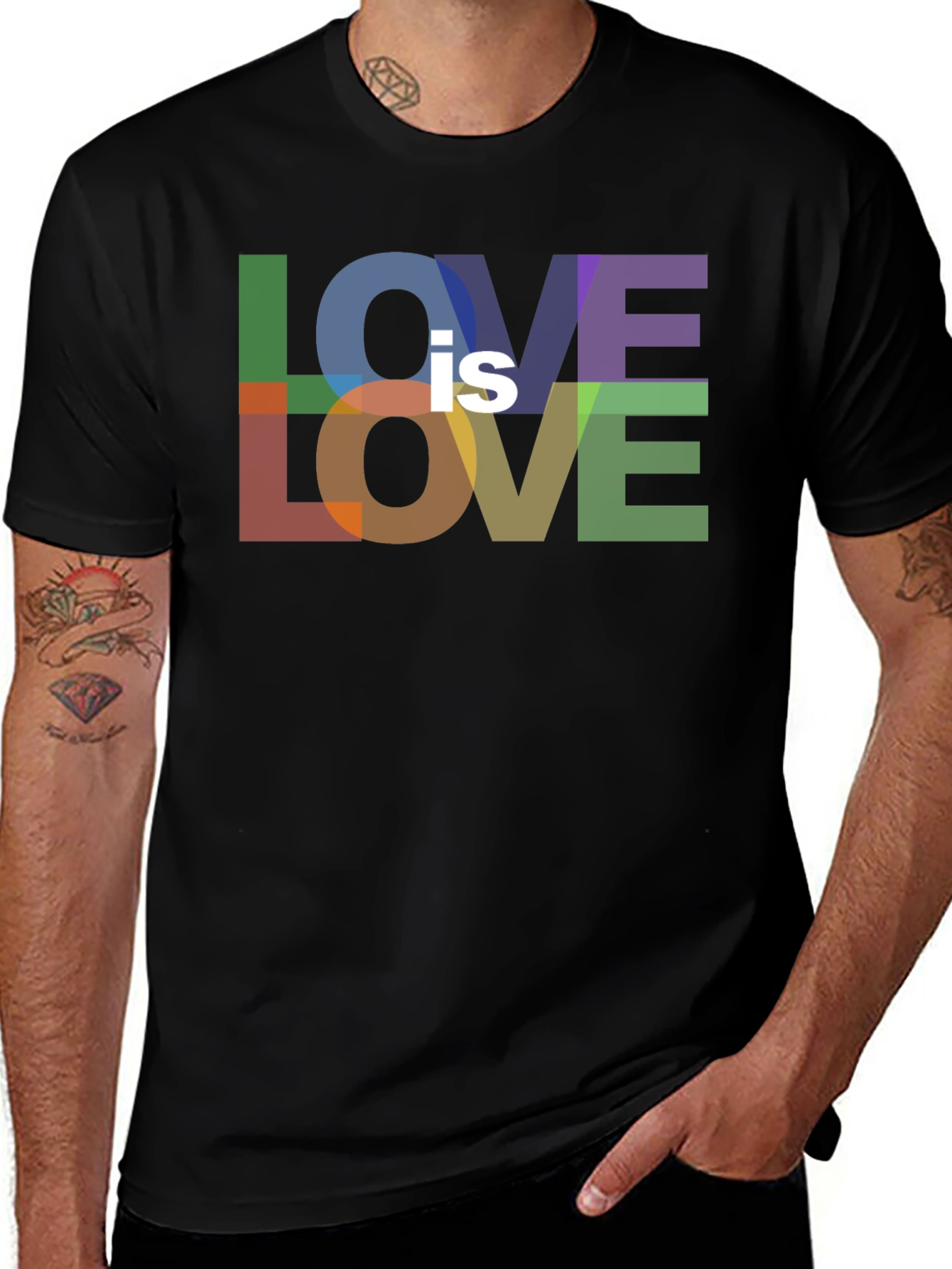 Love is Love Pride T-Shirt - Black