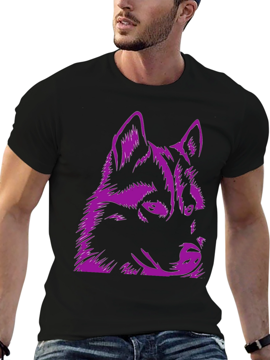 Wolf Graphic Tee - Modern Fit