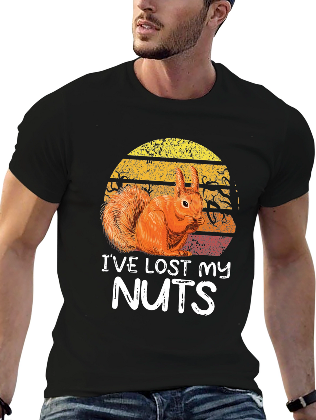 Funny Squirrel Ive Lost My Nuts Graphic Tee
