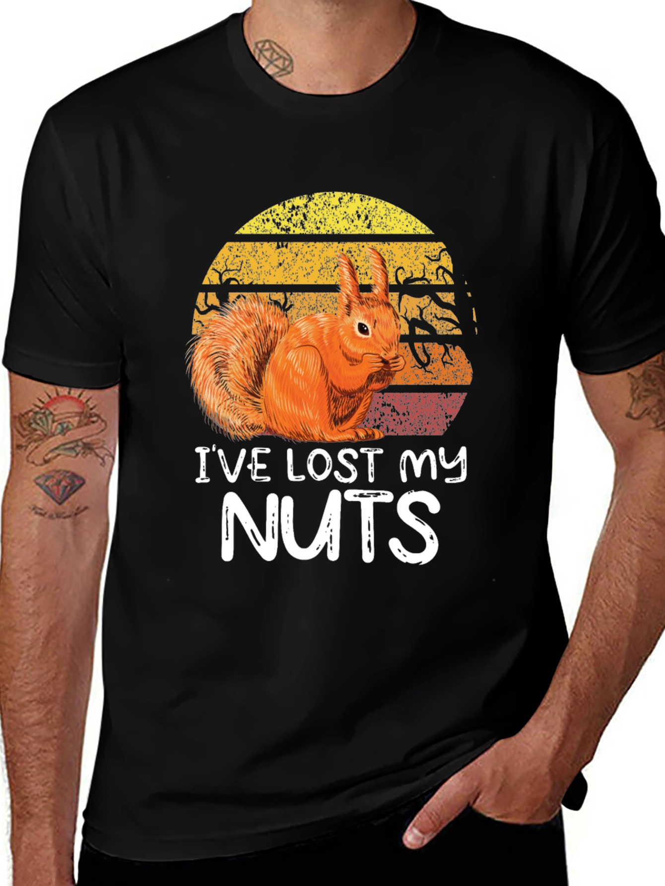 Funny Squirrel Ive Lost My Nuts Graphic Tee