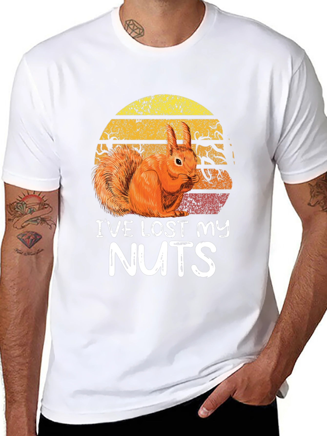 Funny Squirrel Ive Lost My Nuts Graphic Tee