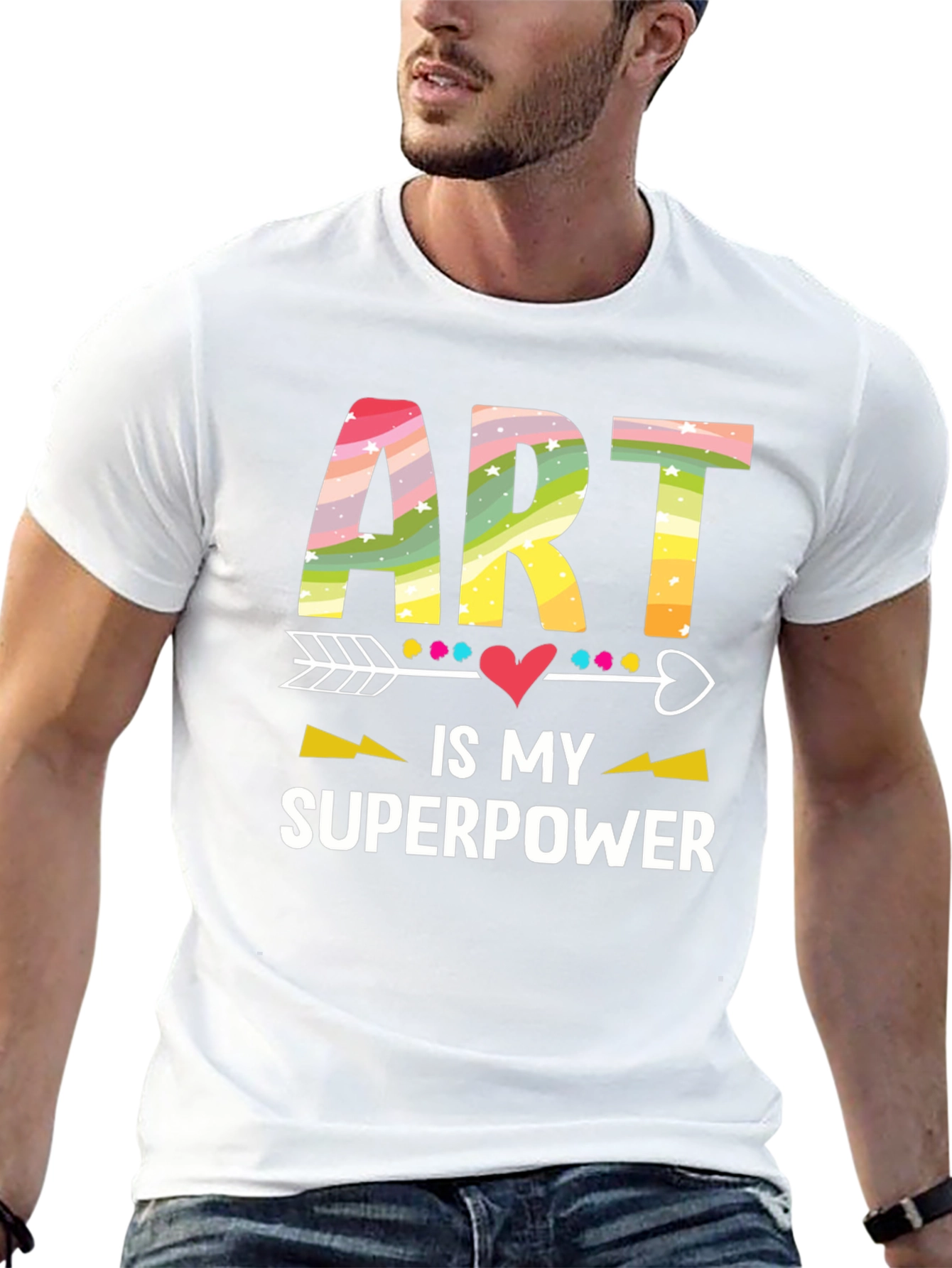 Art is My Superpower Graphic Tee