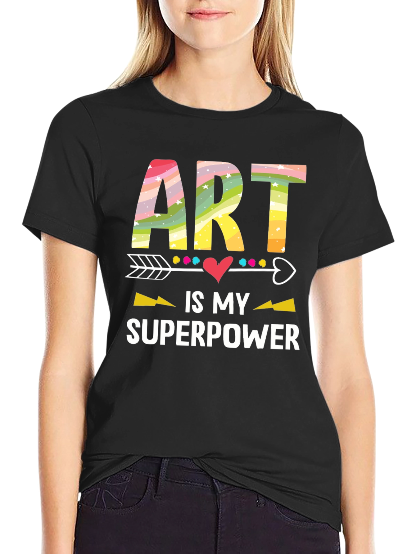 Art is My Superpower Graphic Tee