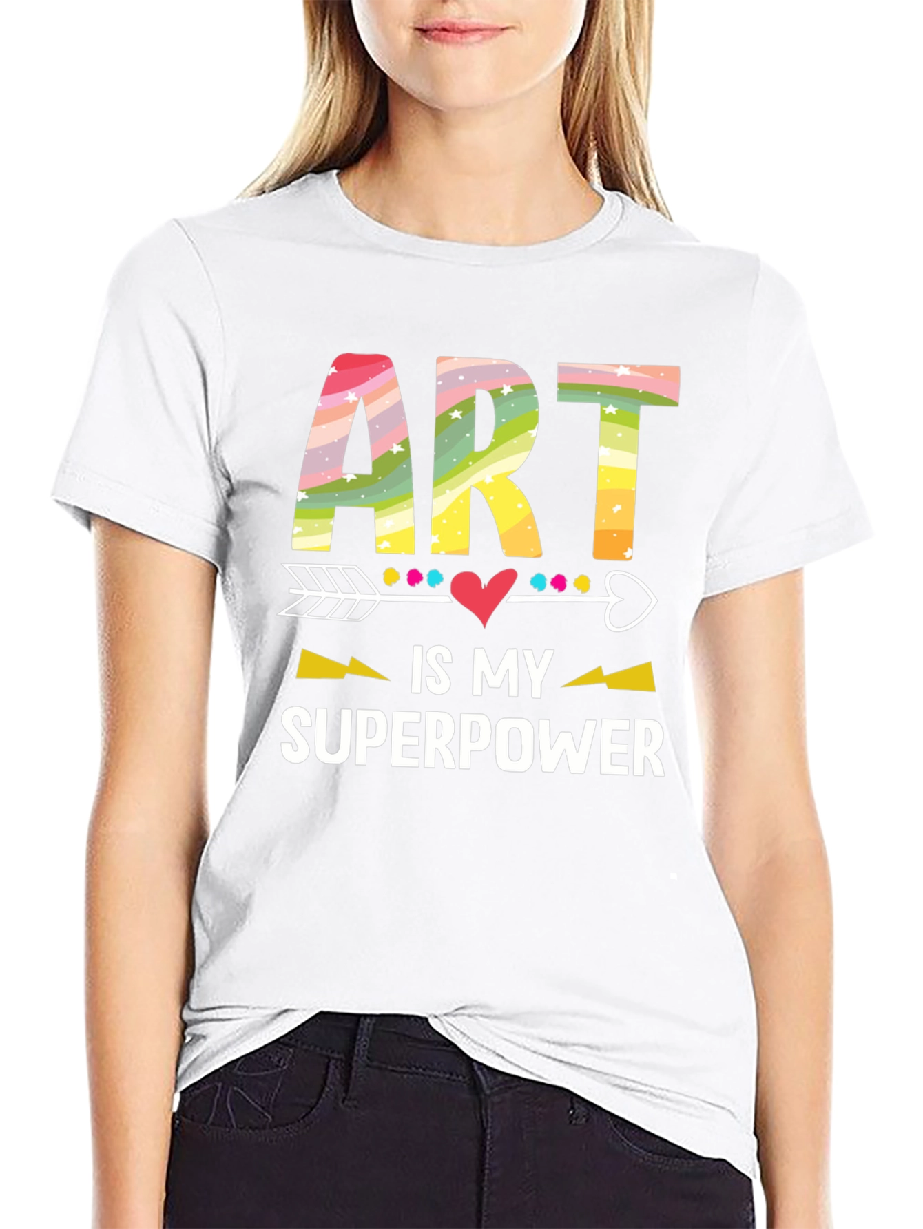 Art is My Superpower Graphic Tee