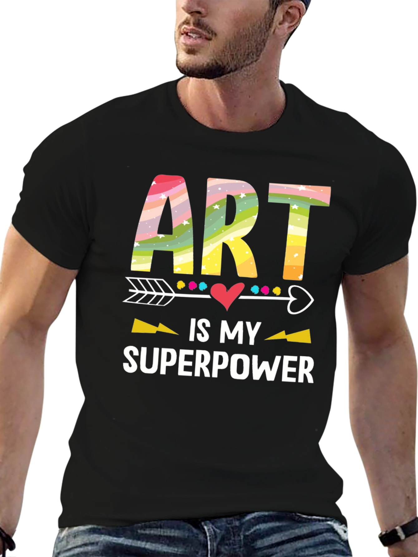 Art is My Superpower Graphic Tee
