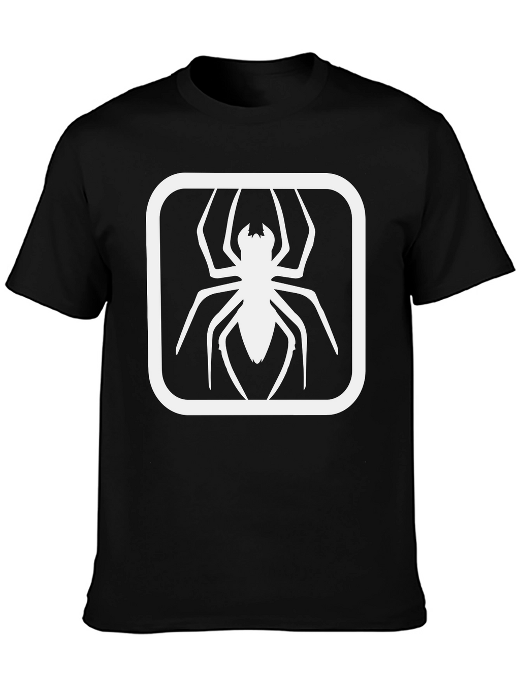 Spider Graphic Tee - Black Cotton Blend