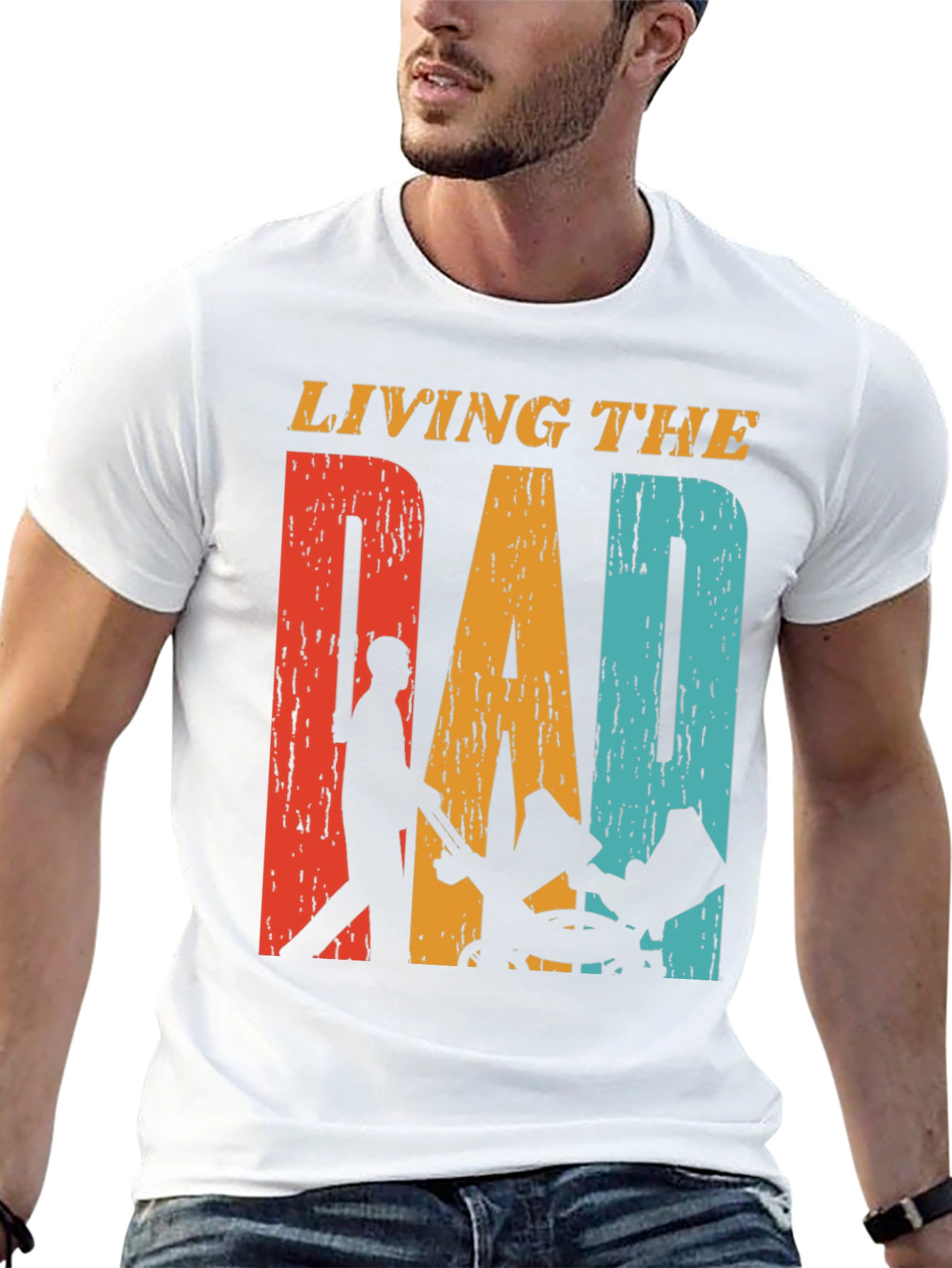 Living The Dad Life Graphic T-Shirt