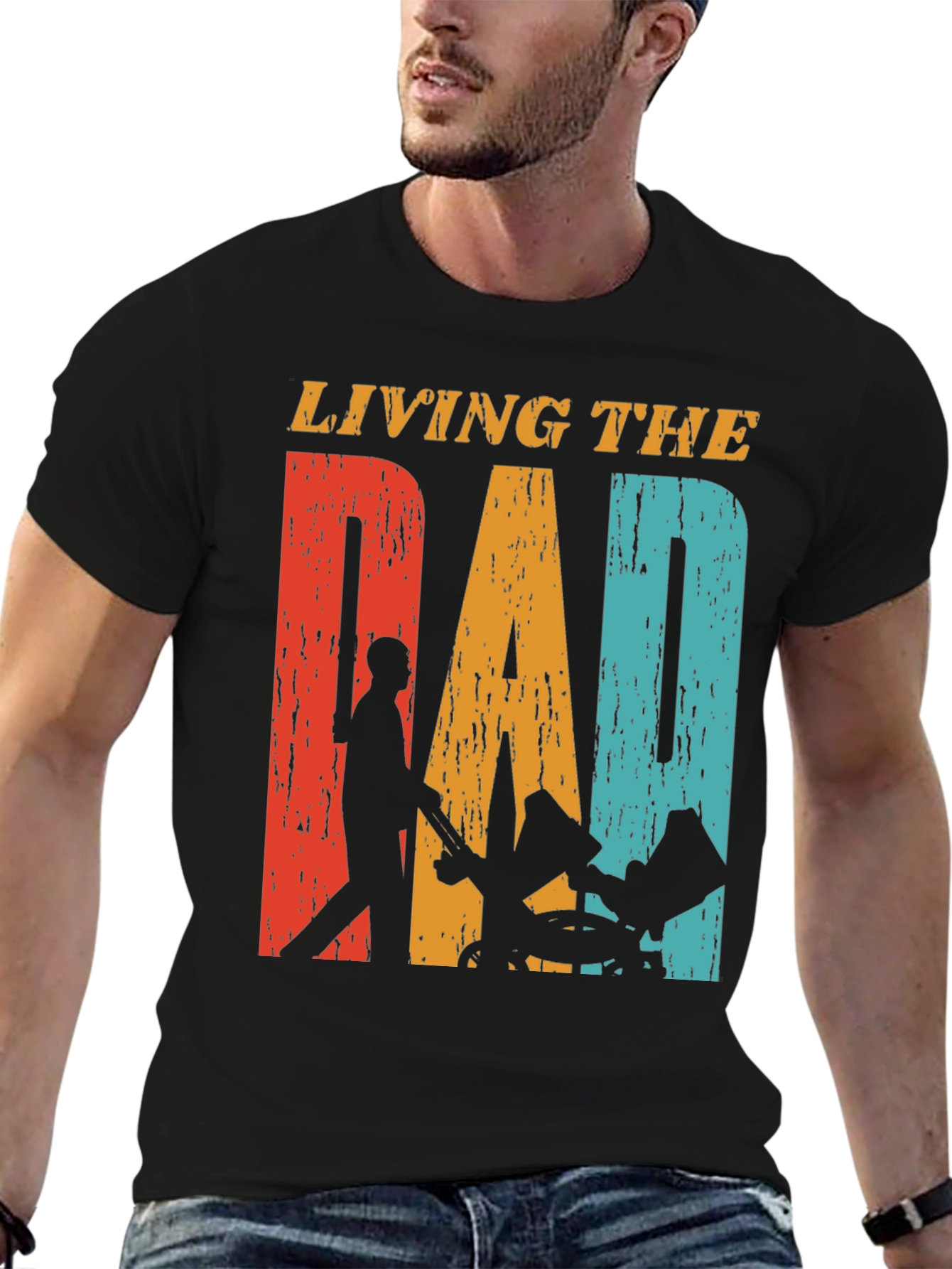 Living The Dad Life Graphic T-Shirt