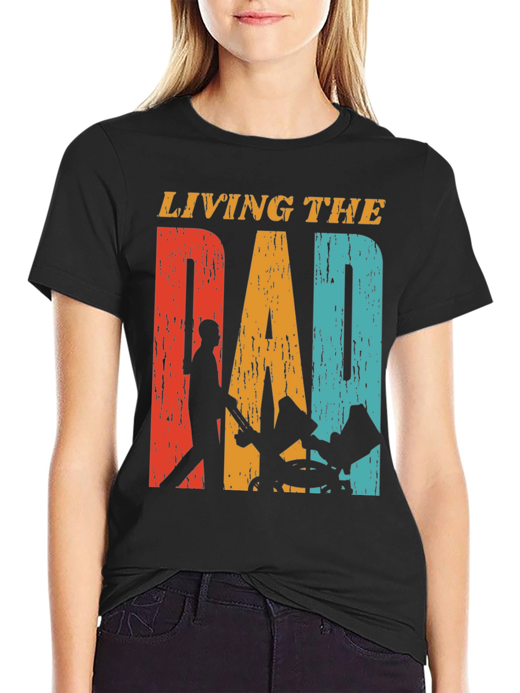 Living The Dad Life Graphic T-Shirt