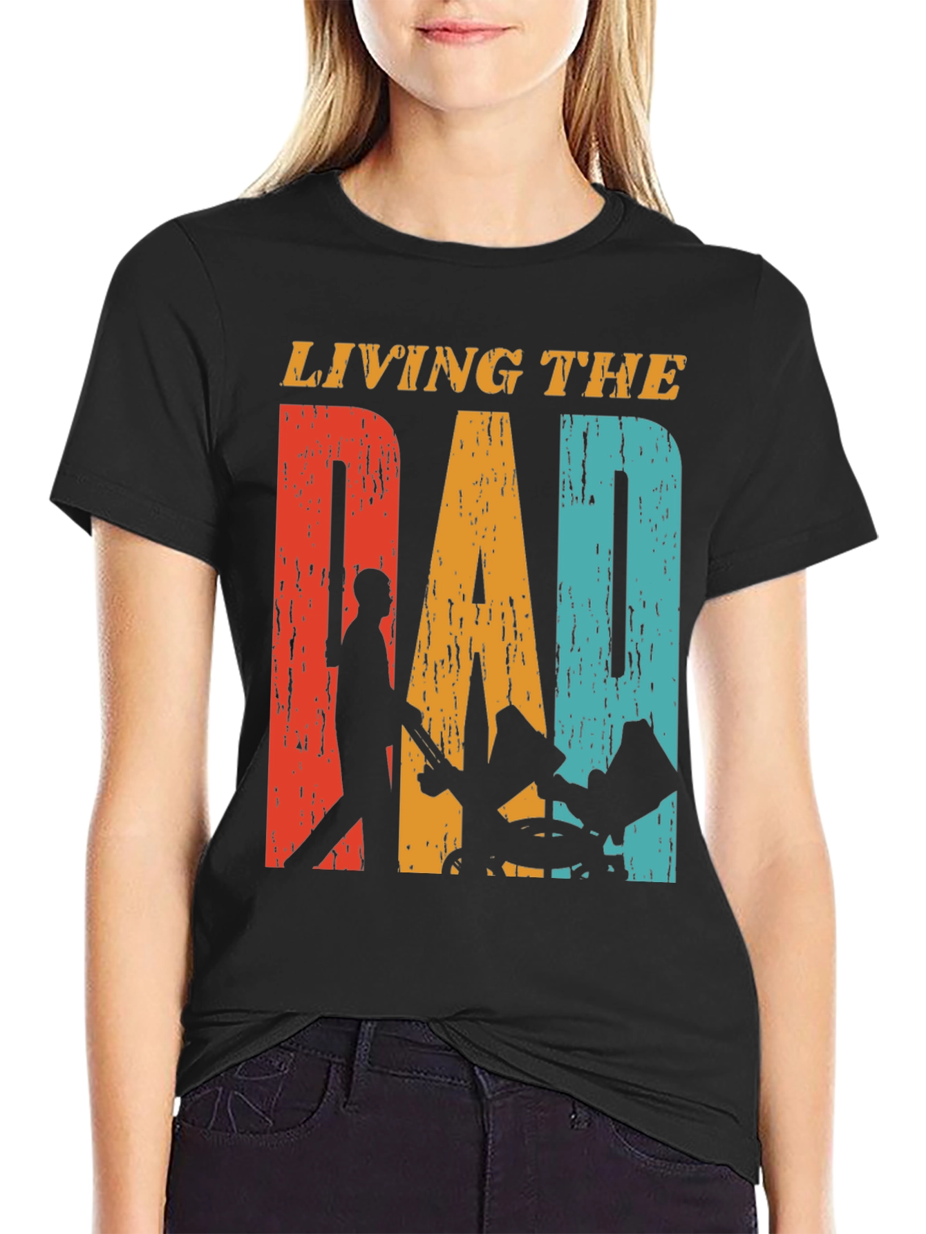 Living The Dad Life Graphic T-Shirt
