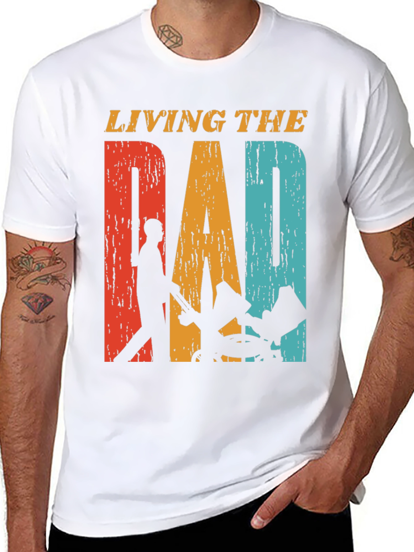 Living The Dad Life Graphic T-Shirt