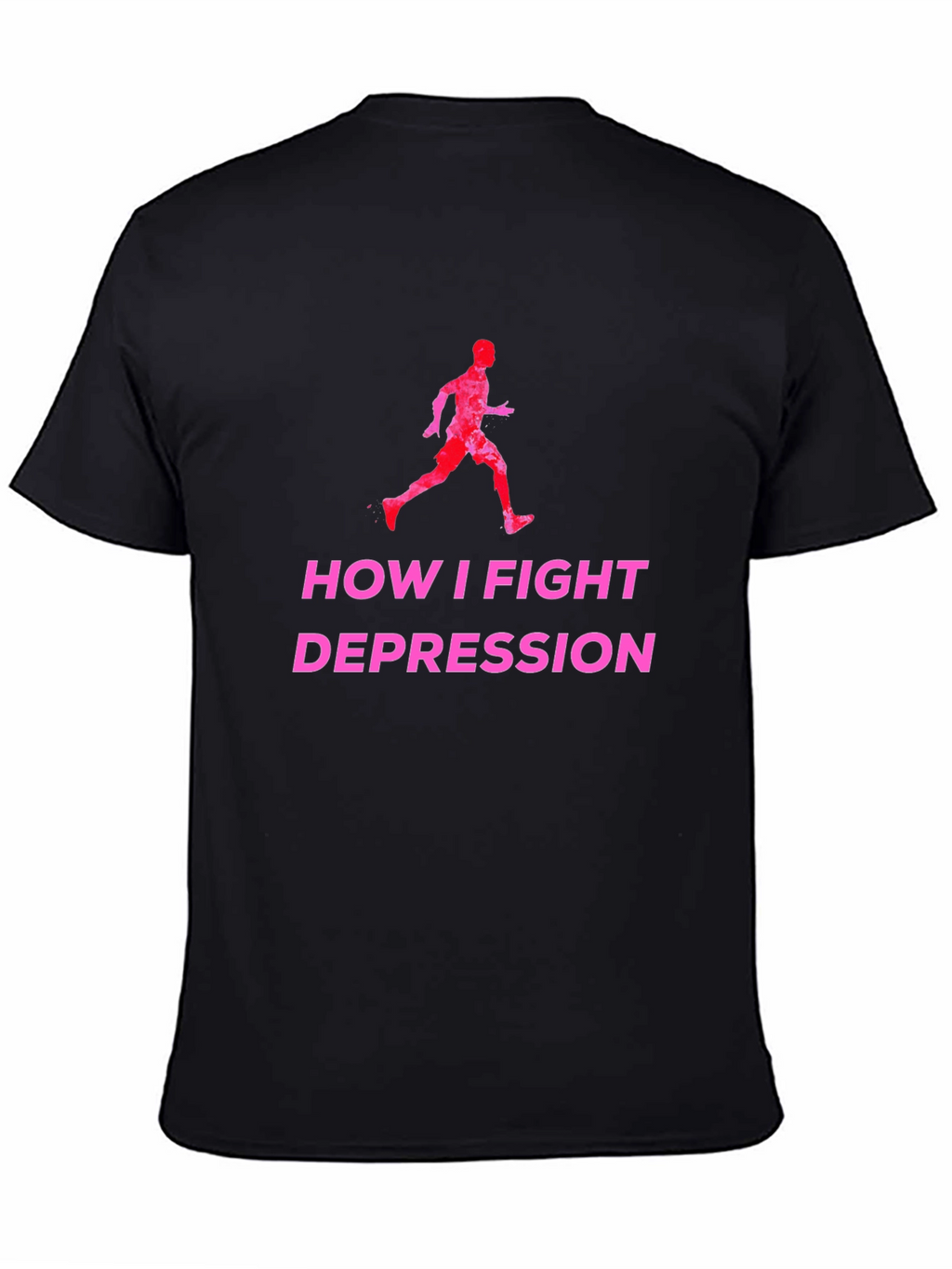 Fight Depression Running T-Shirt