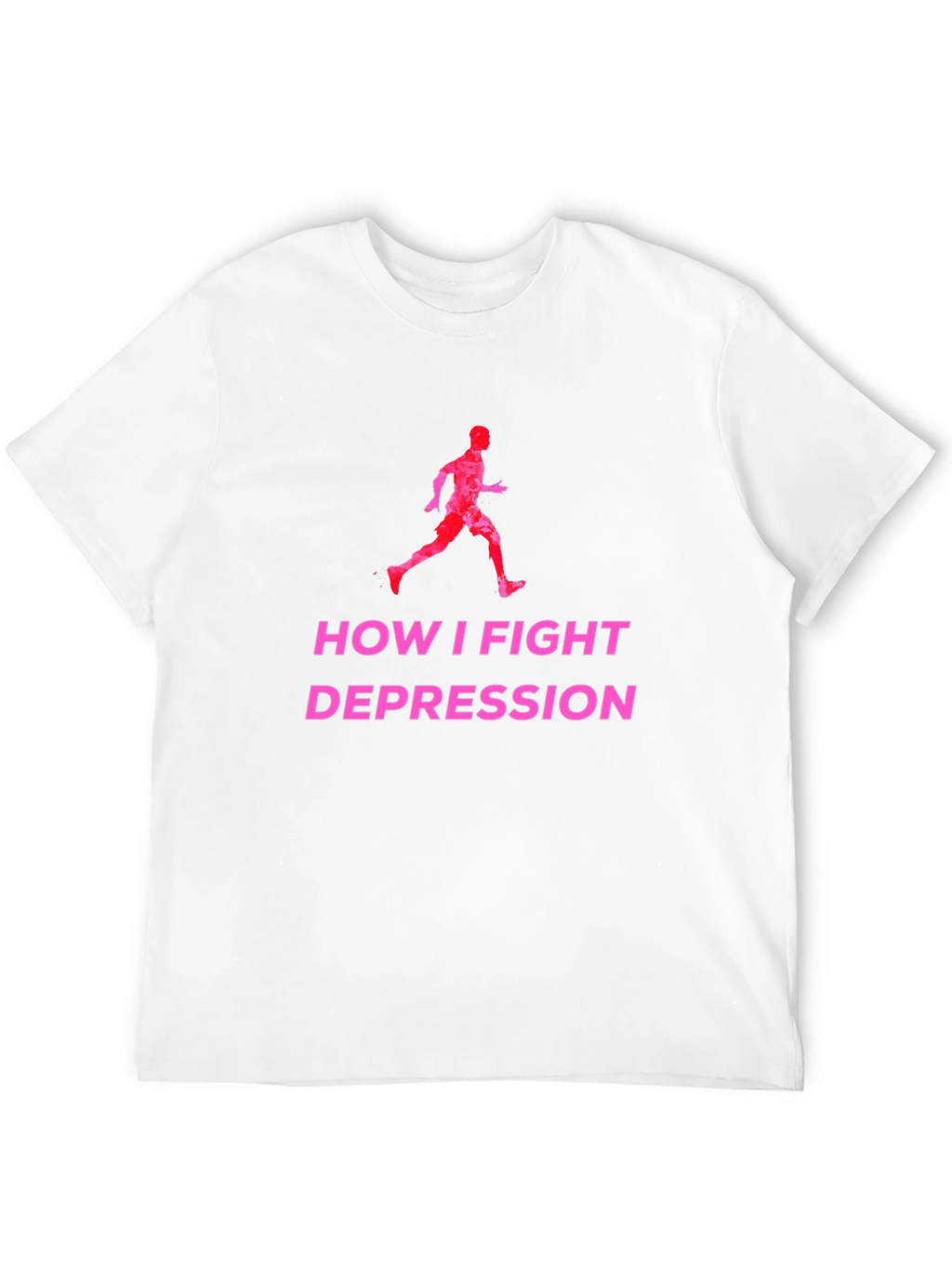 Fight Depression Running T-Shirt