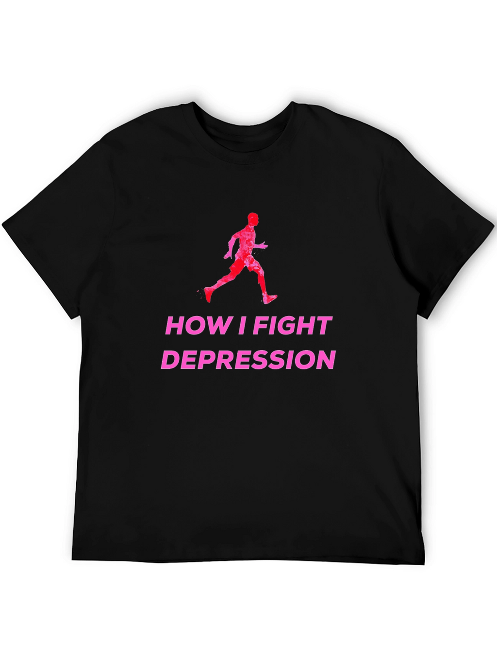 Fight Depression Running T-Shirt