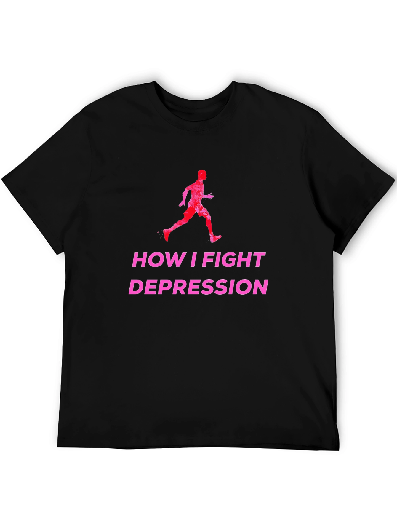 Fight Depression Running T-Shirt