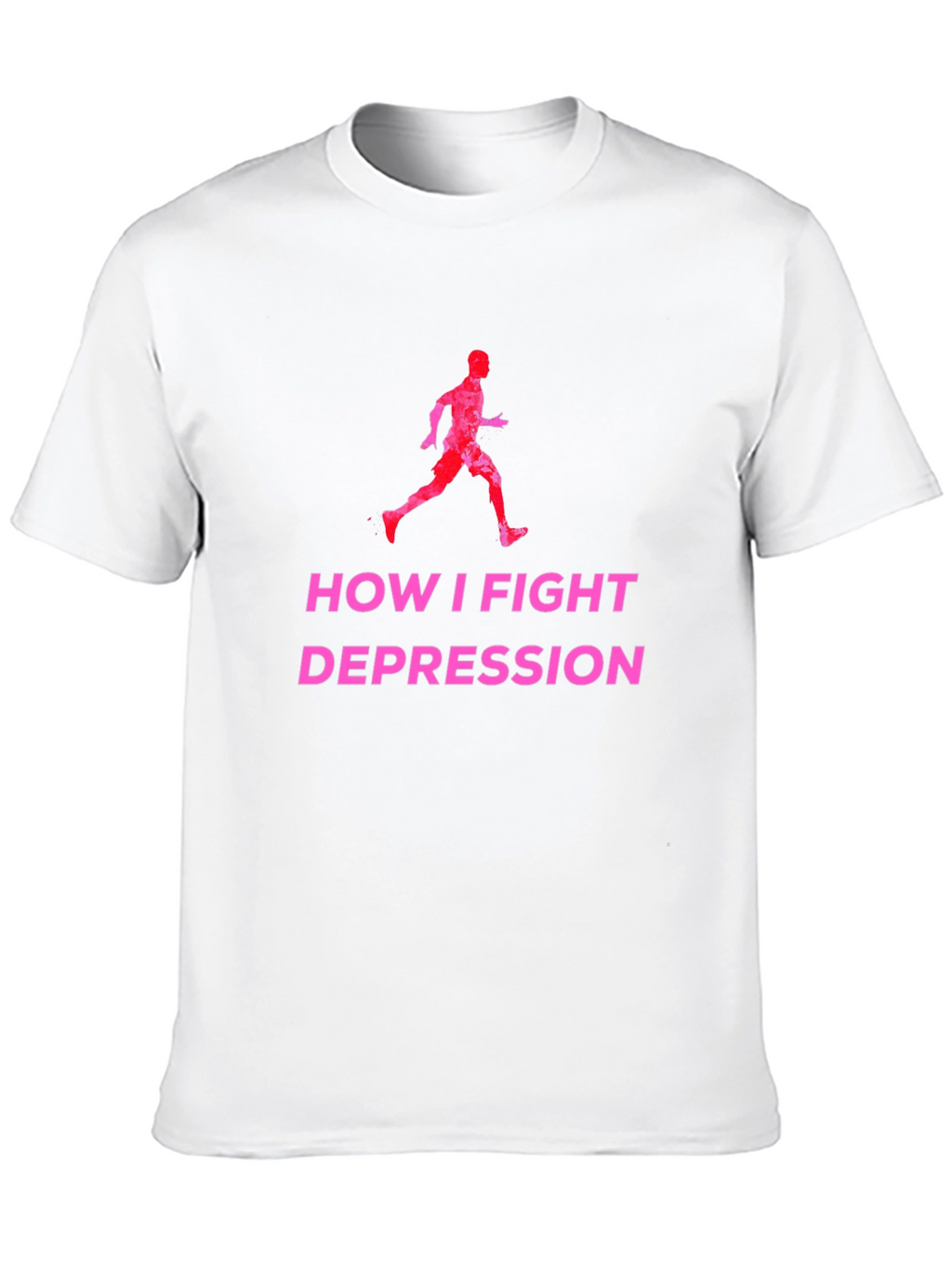 Fight Depression Running T-Shirt