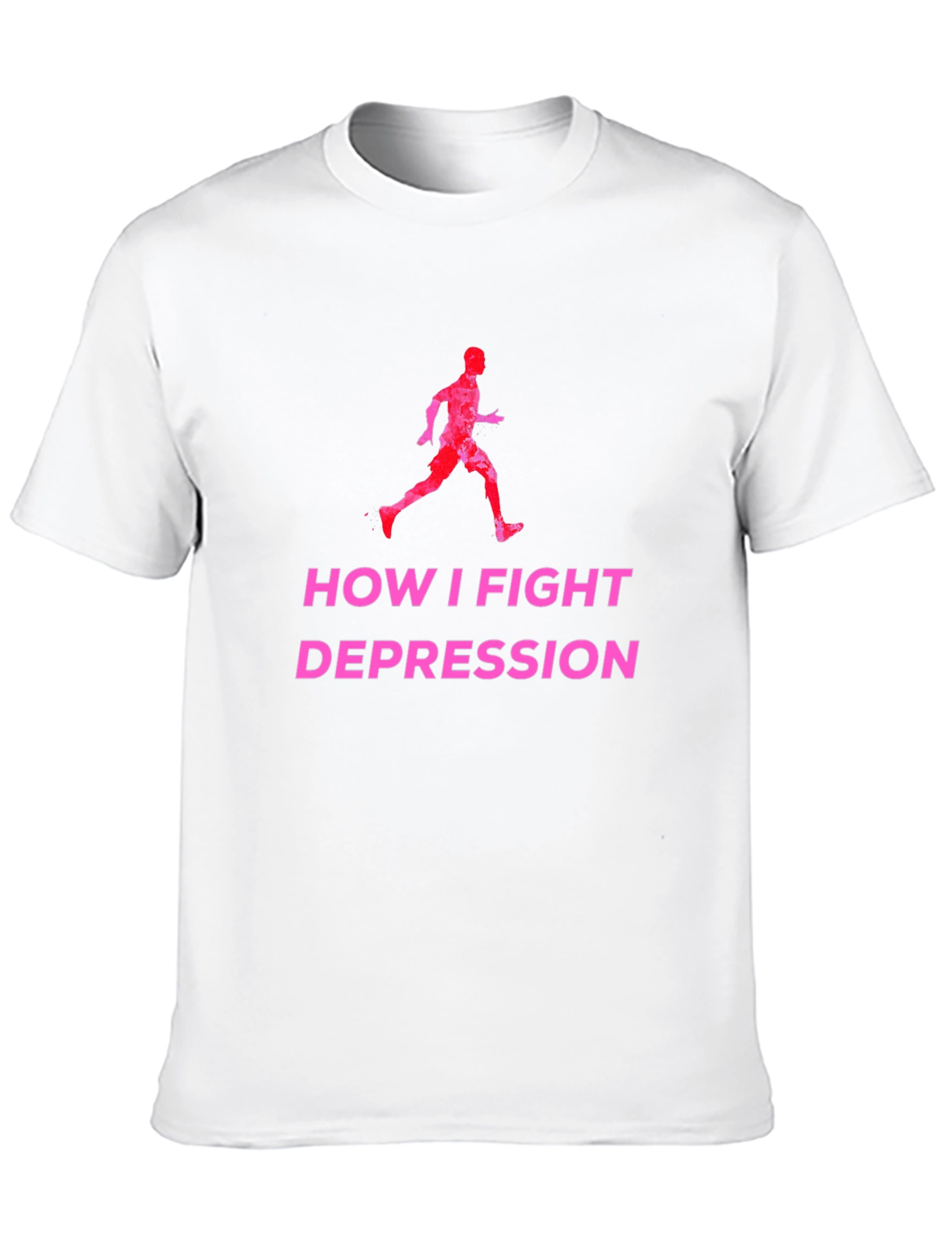 Fight Depression Running T-Shirt