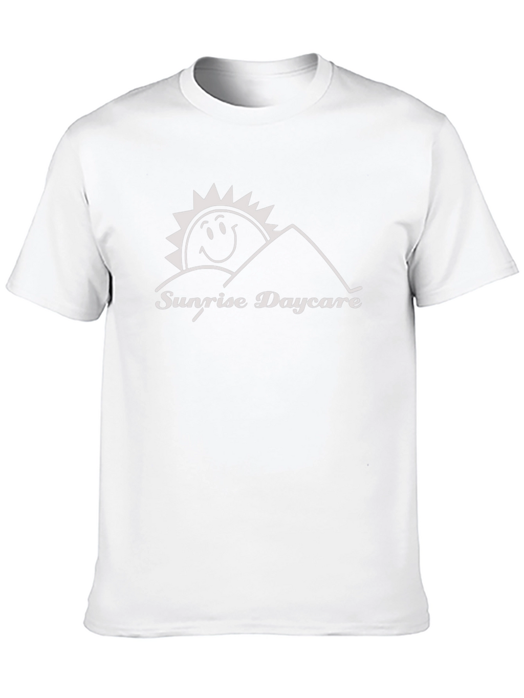Sunrise Daycare T-Shirt - Black Crew Neck