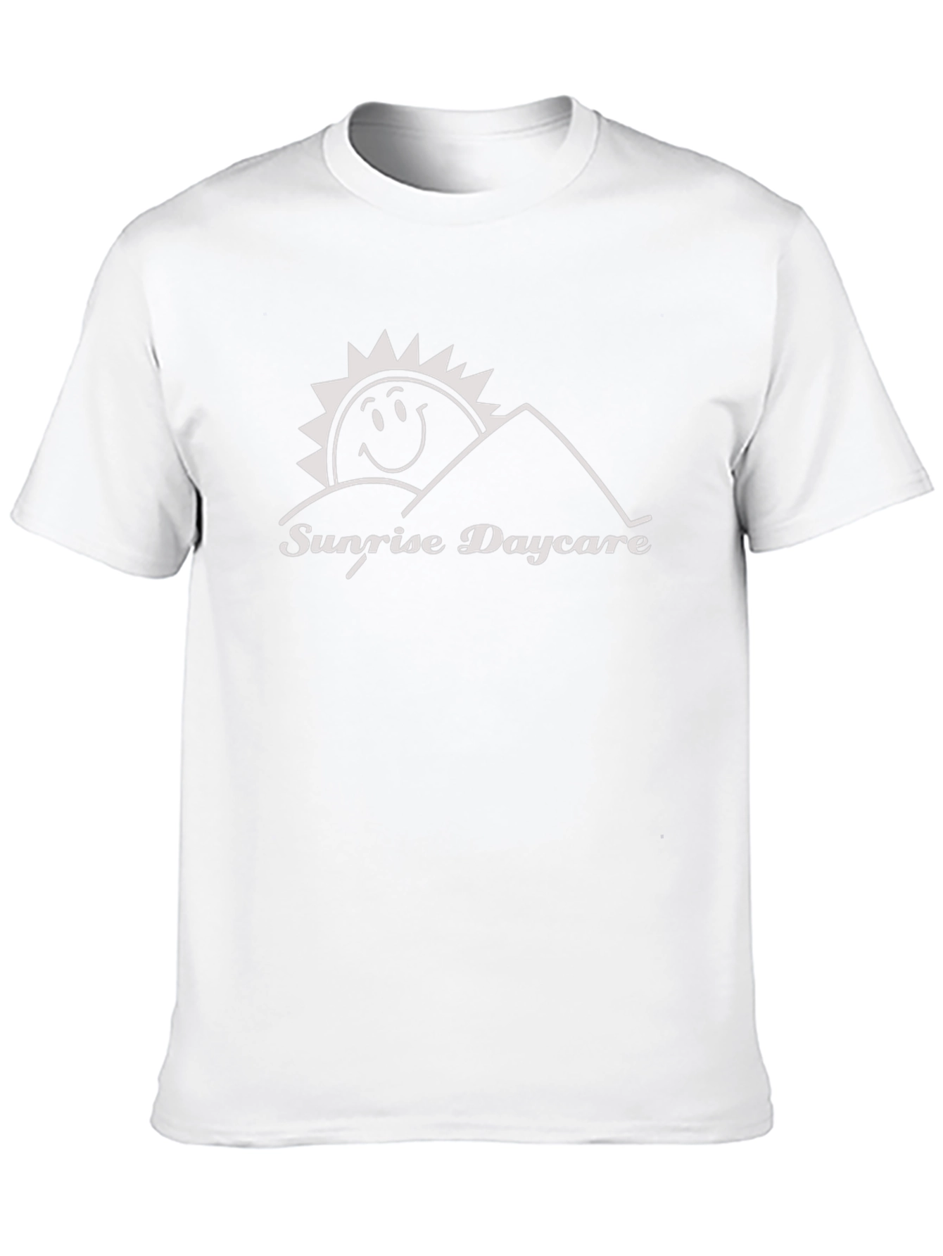 Sunrise Daycare T-Shirt - Black Crew Neck