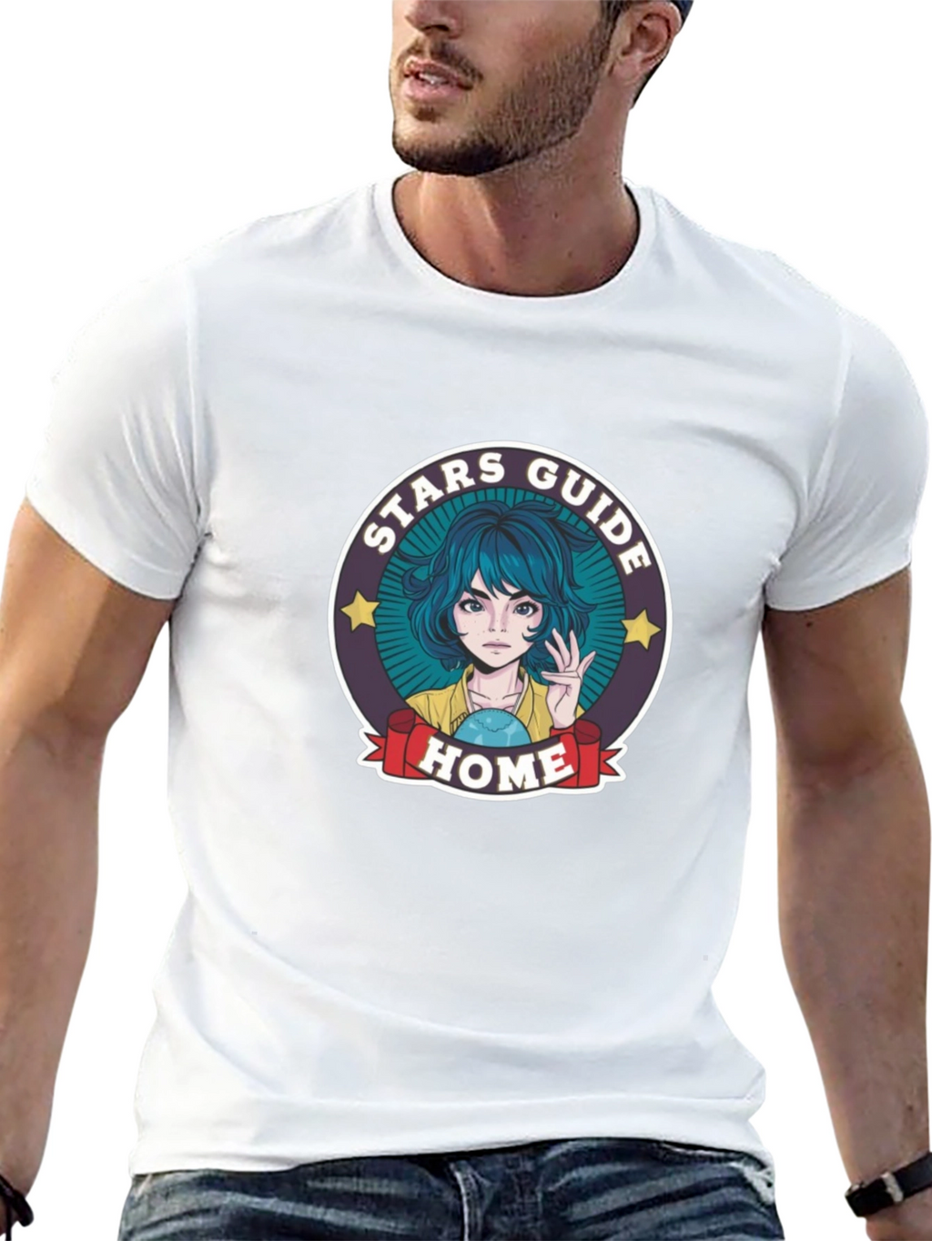 Stars Guide Home Graphic T-Shirt