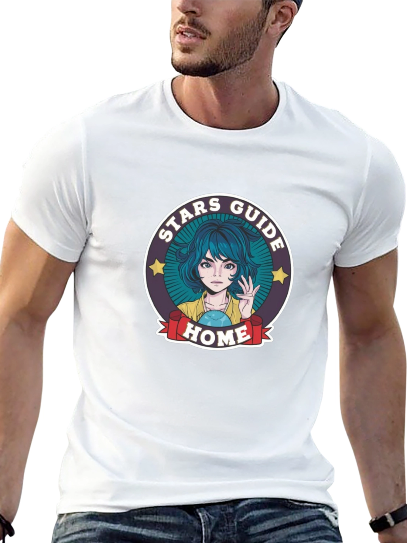 Stars Guide Home Graphic T-Shirt