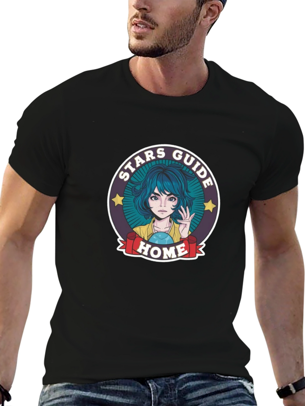 Stars Guide Home Graphic T-Shirt