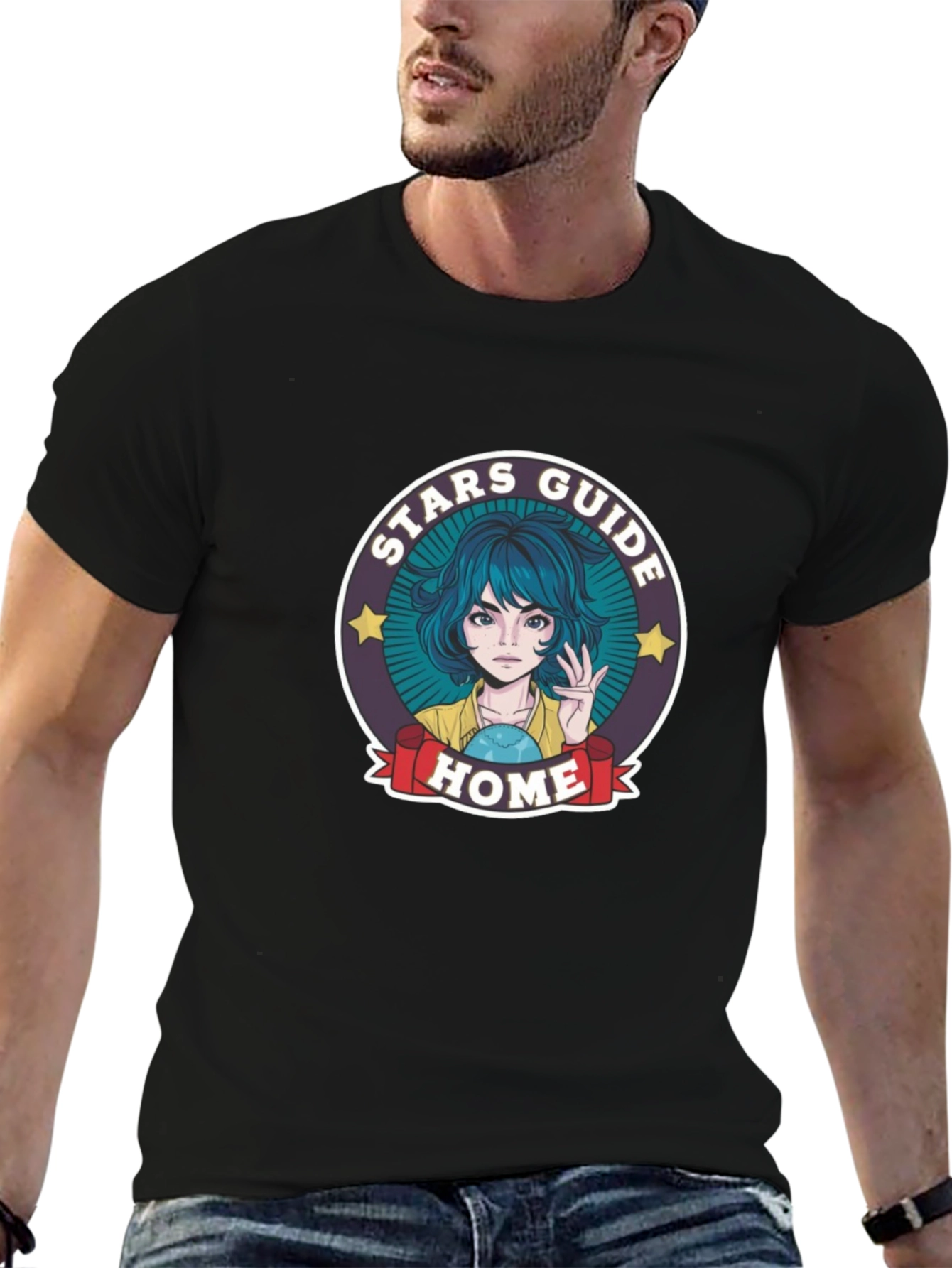 Stars Guide Home Graphic T-Shirt