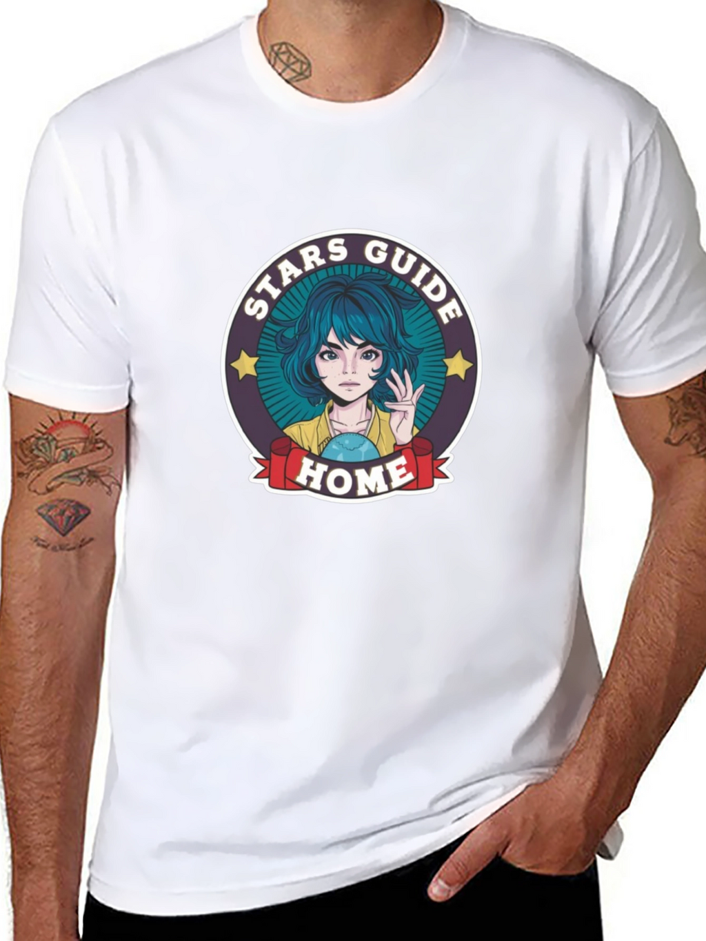 Stars Guide Home Graphic T-Shirt