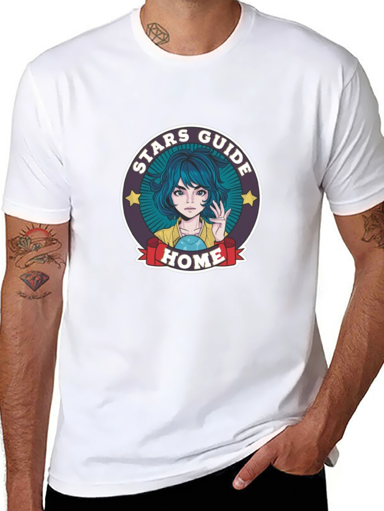 Stars Guide Home Graphic T-Shirt