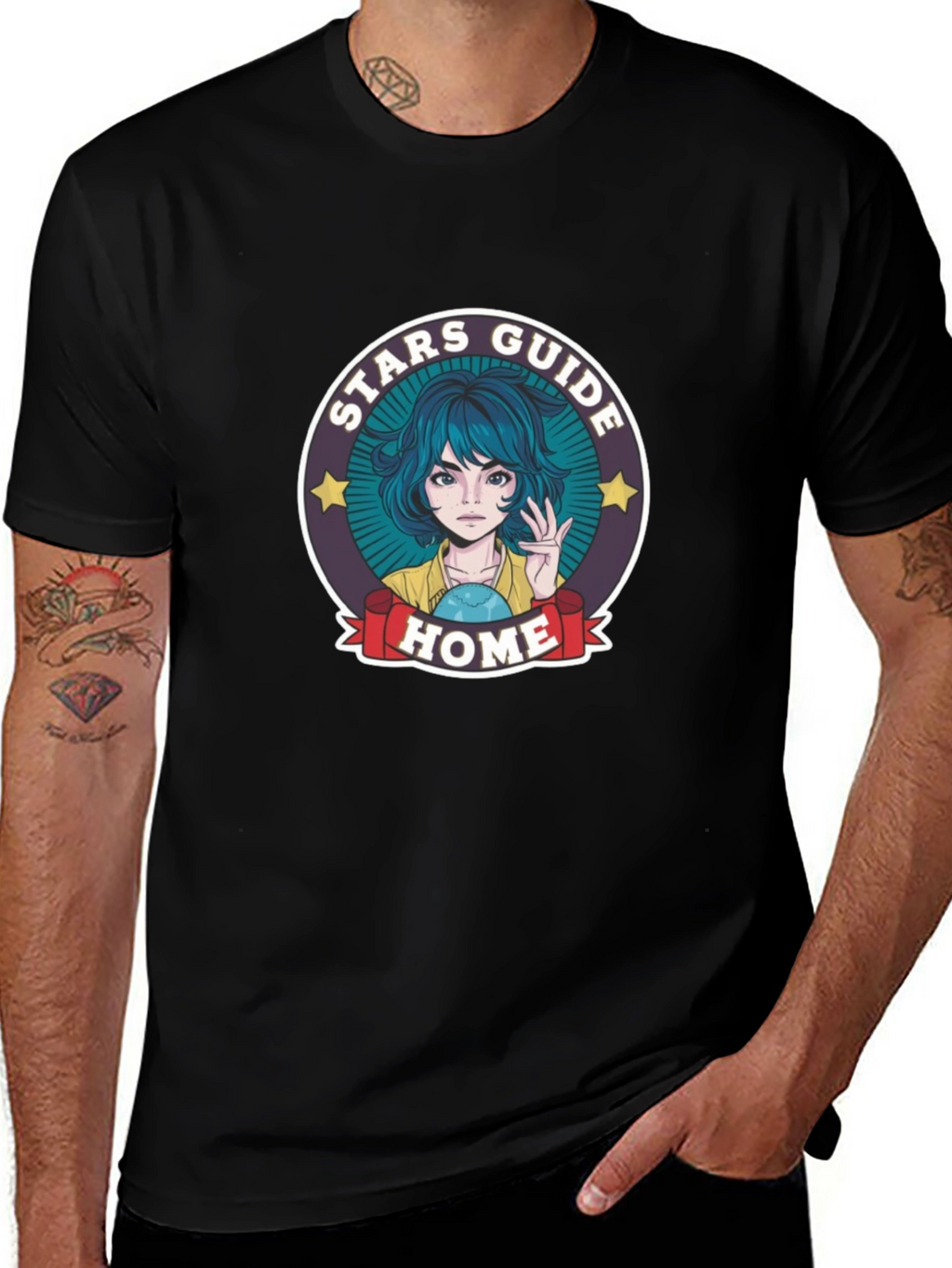Stars Guide Home Graphic T-Shirt